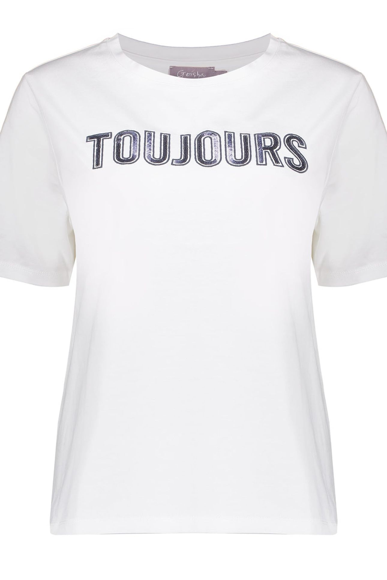 T-SHIRT TOUJOURS OFF-WHITE/BLUE 1