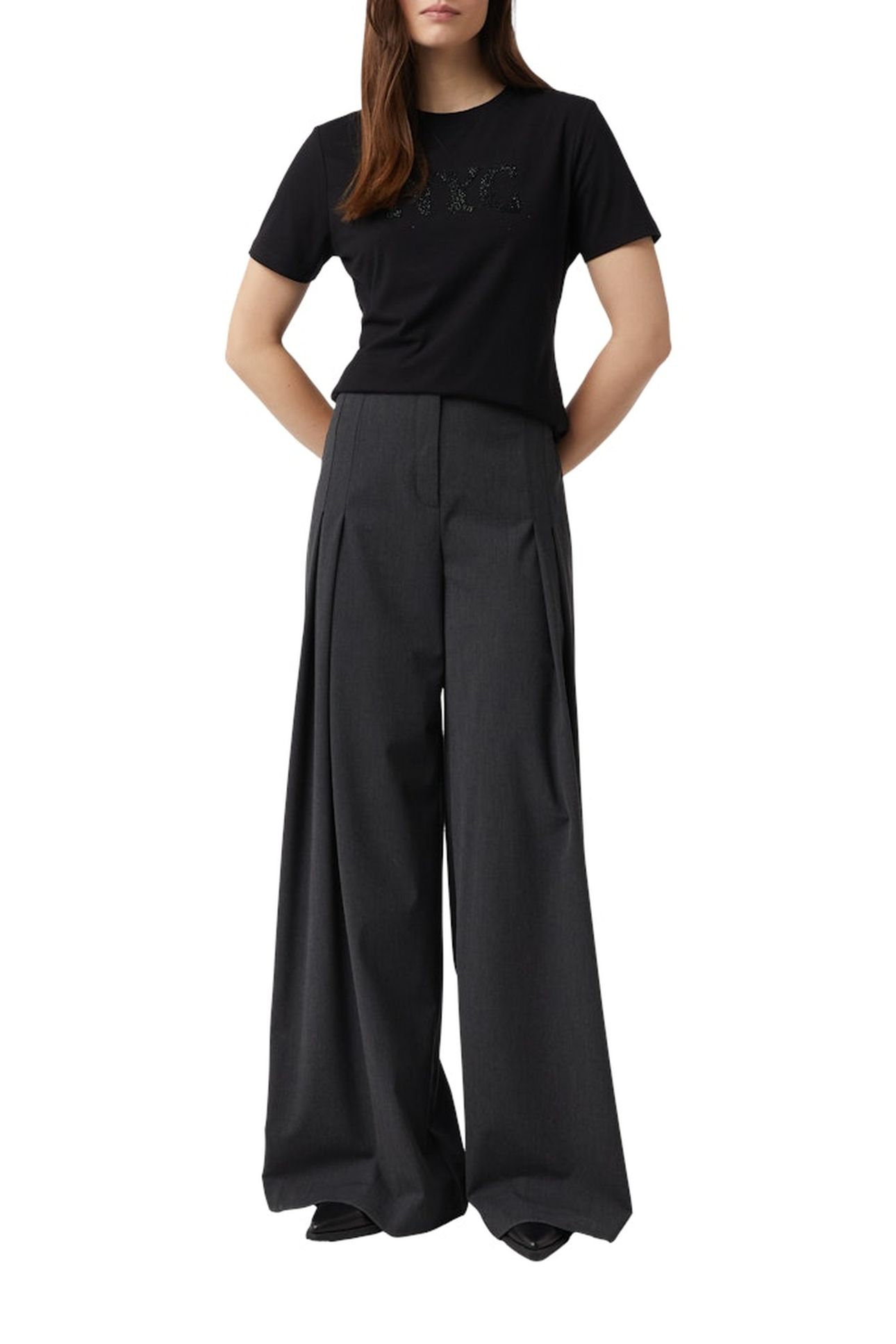 COMMA T-SHIRTS BLACK 1
