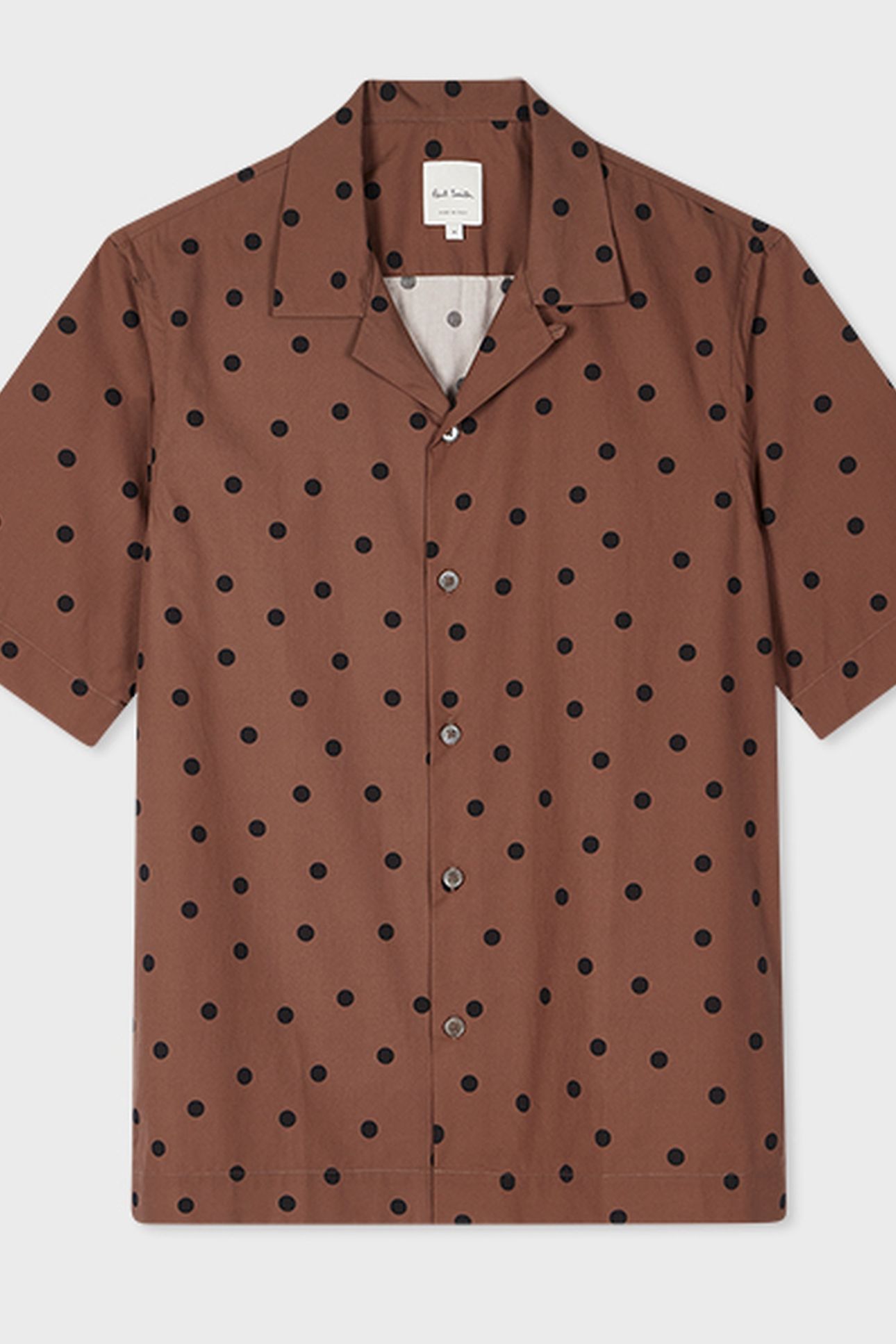 S/S REGULAR FIT SHIRT CHOCOLATE 5