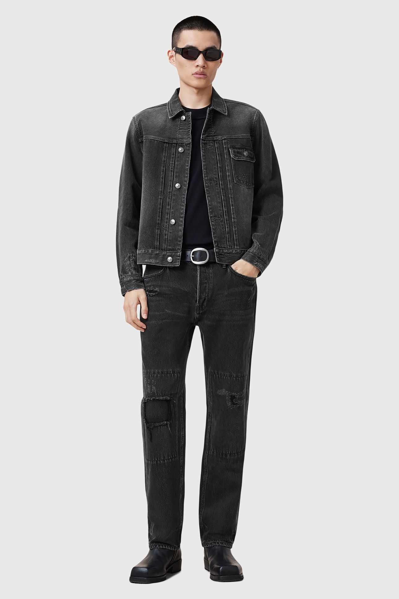 JAYGER JACKET WASHED BLACK 7