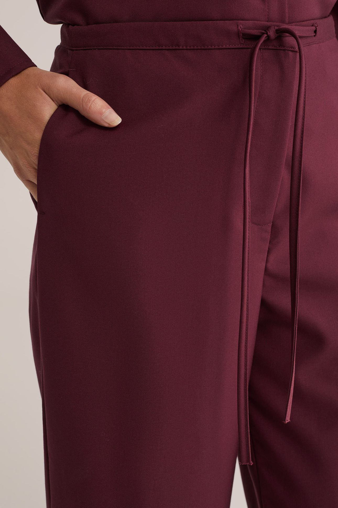 TROUSER BURGUNDY RED 5