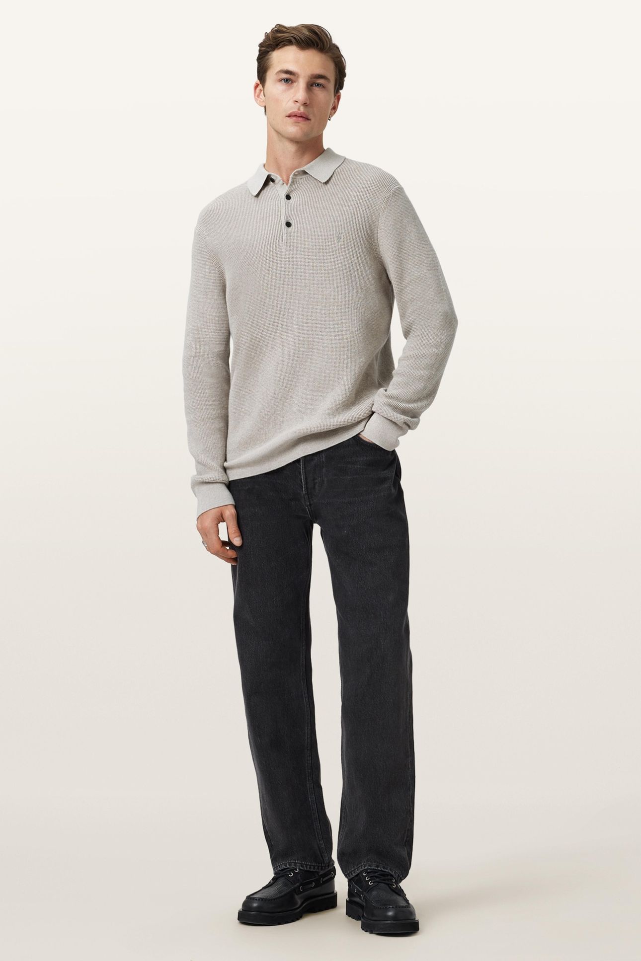 ASPEN LS POLO MOON GREY 1