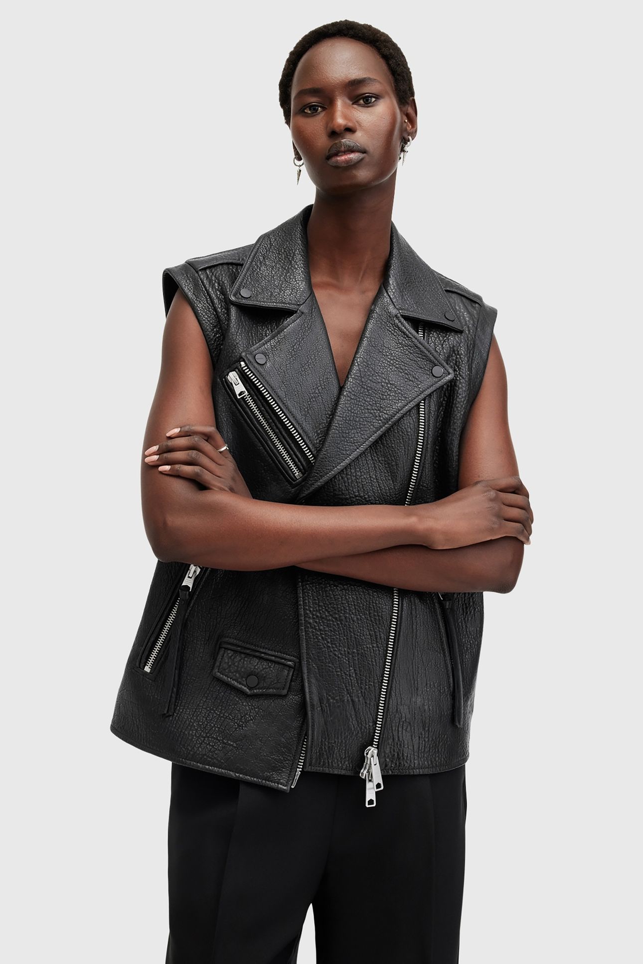BILLIE NZ GILET BLACK 1