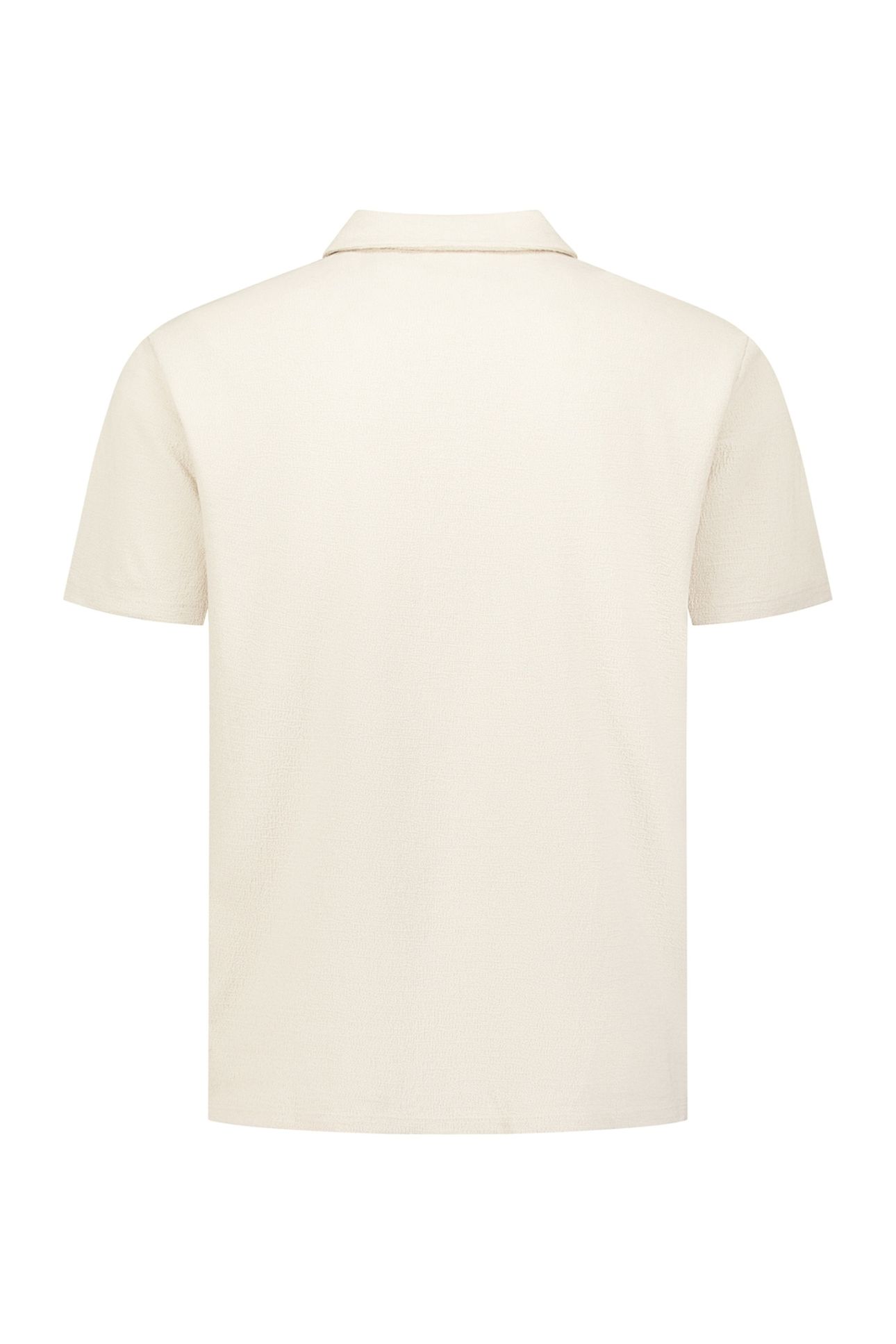 POLO V SOLID JACQUARD DESERT 2