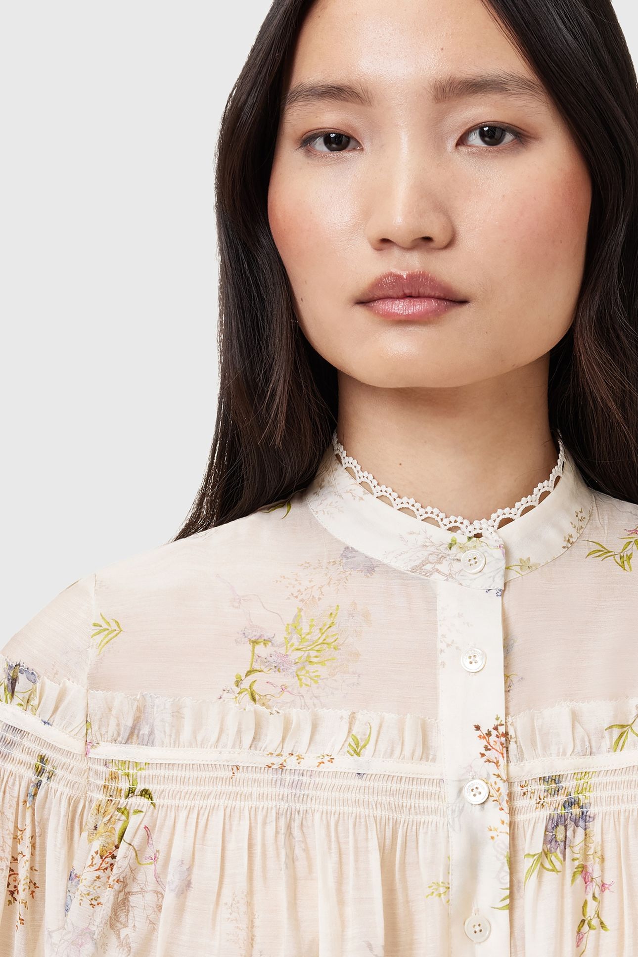 DELPHINE SHIRT LACI ECRU WHITE 9