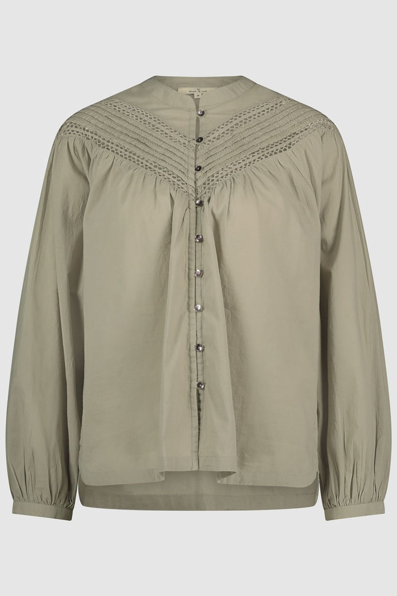 TRIXIE BLOUSE SILVER SAGE 1