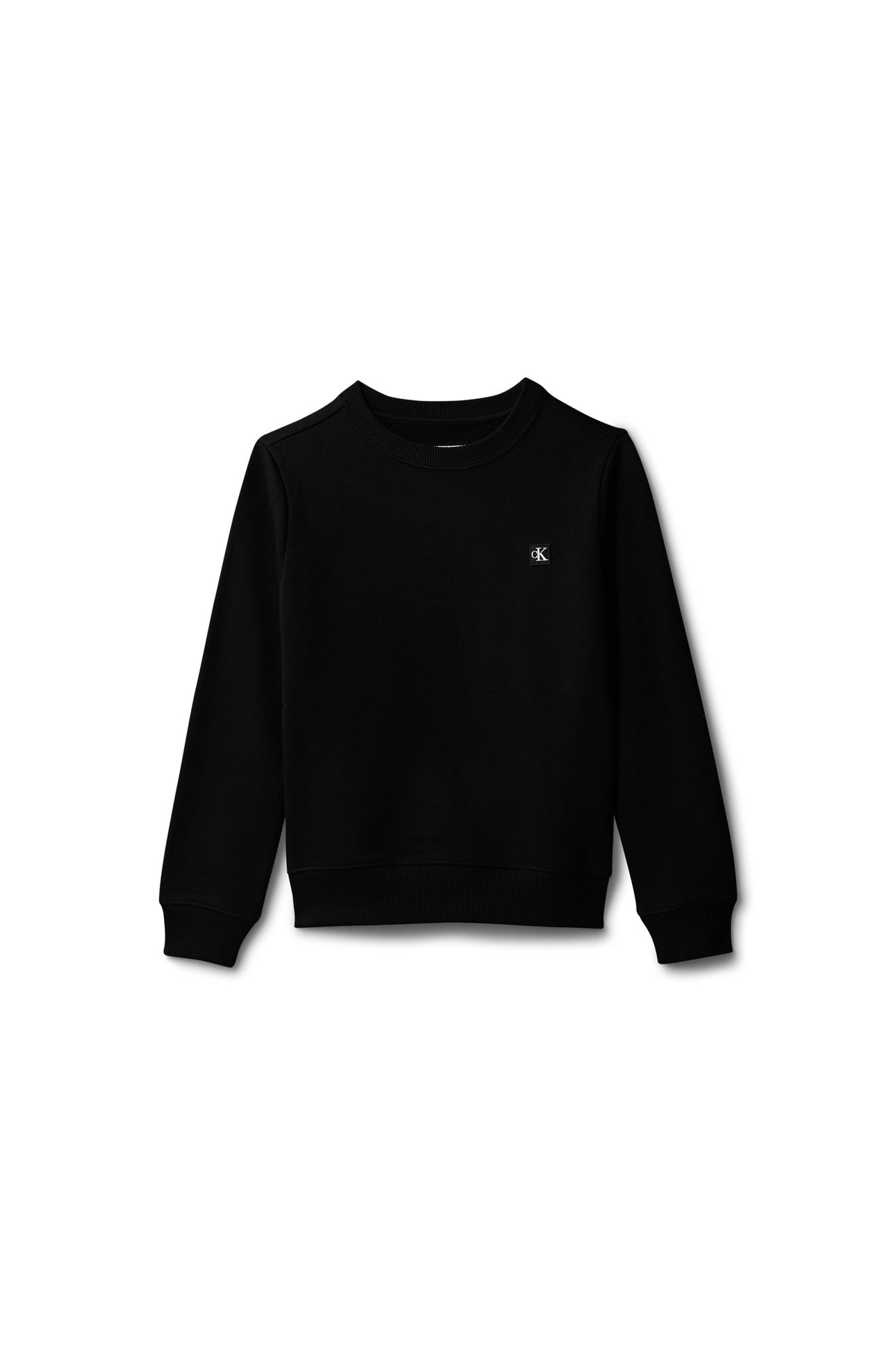 UNISEX MINI BADGE REGULAR SWEATER BLACK 5