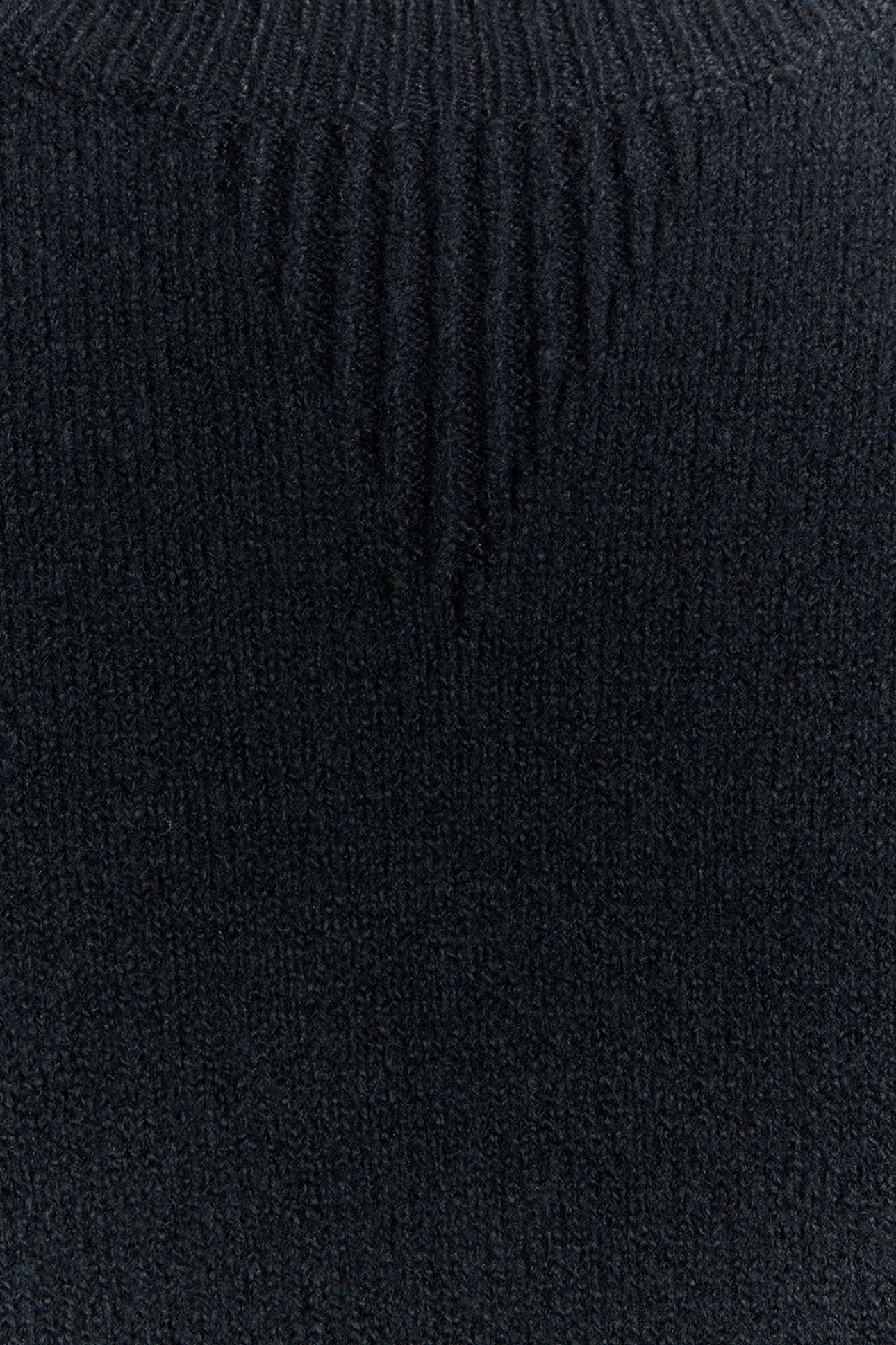 SCRIPT KNITTED CREW NECK DEEP SEPIA 6