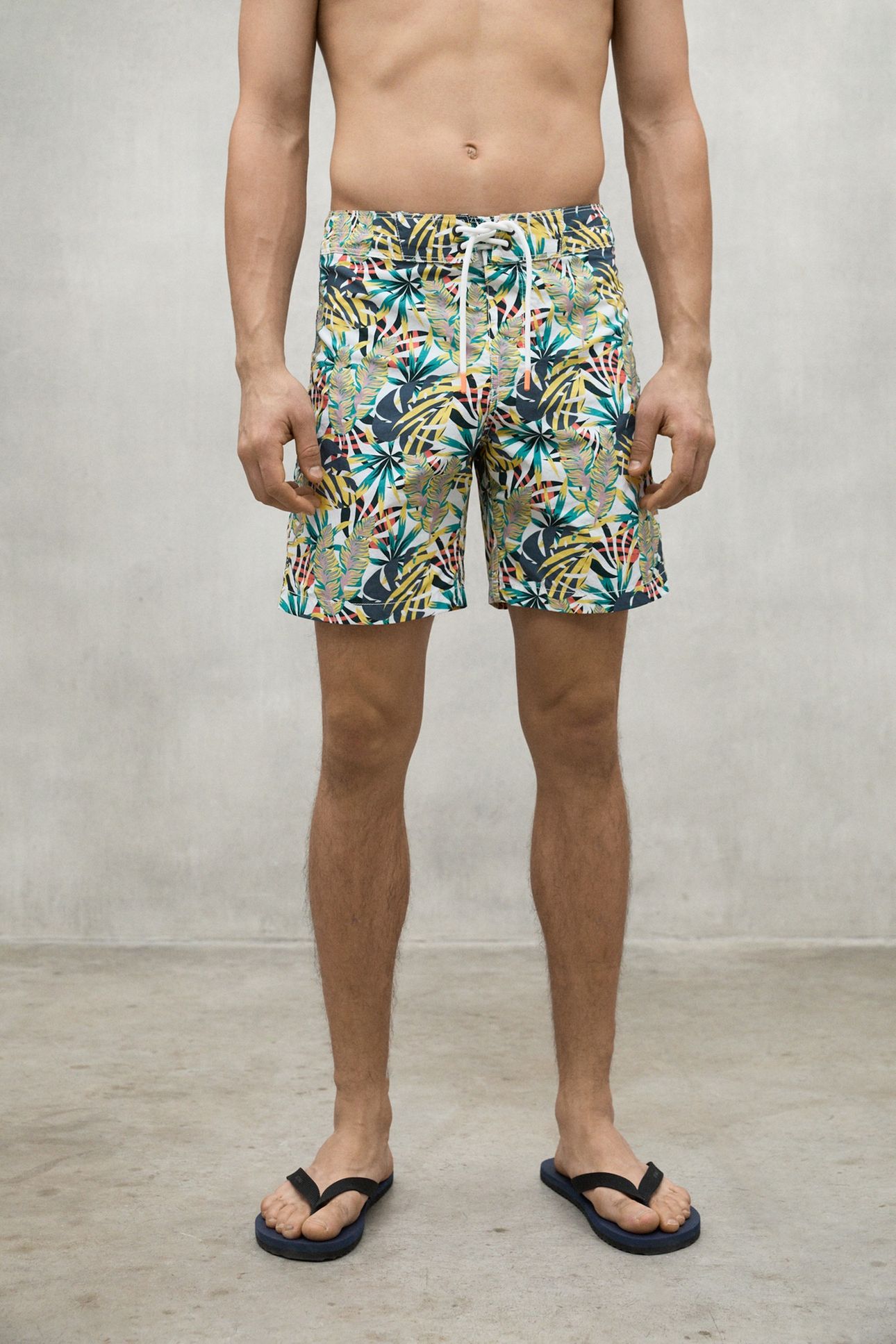BYRONALF SWIMSUIT JUNGLE PRINT GREEN 2