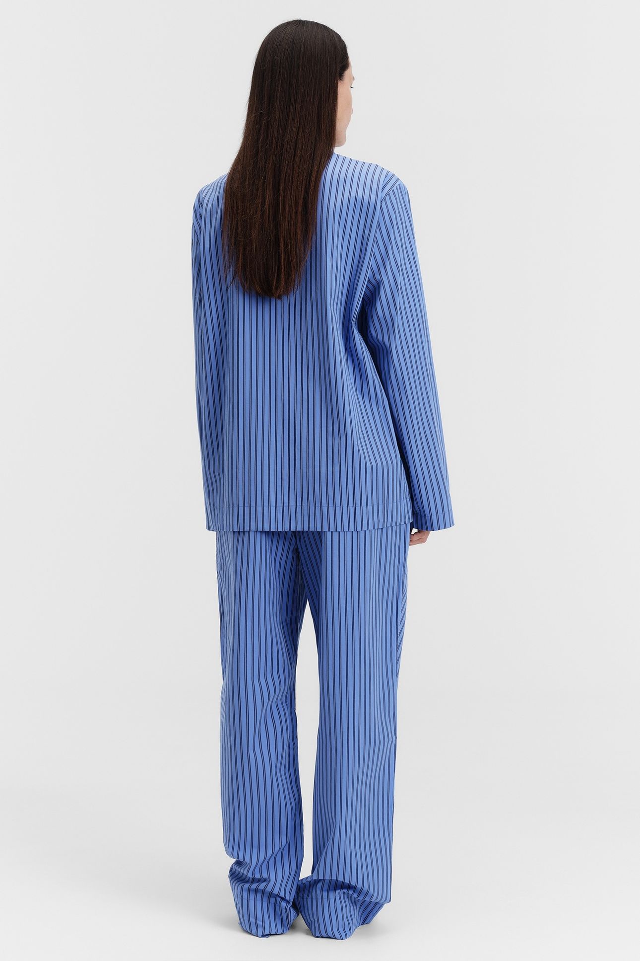 UNISEX POPLIN, PYJAMAS SHIRT BORO STRIPES 5