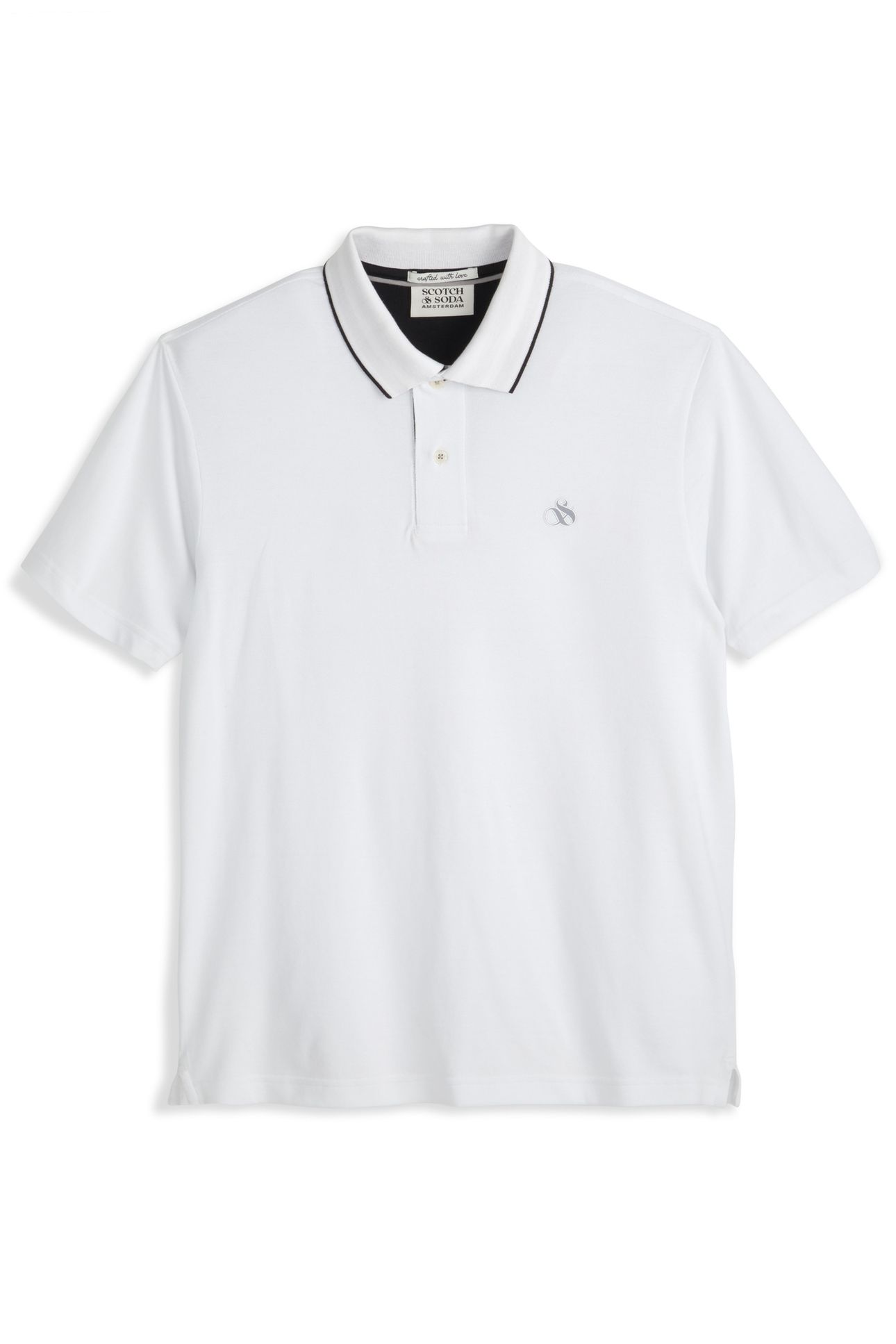 TIPPED POLO BRIGHT WHITE 1