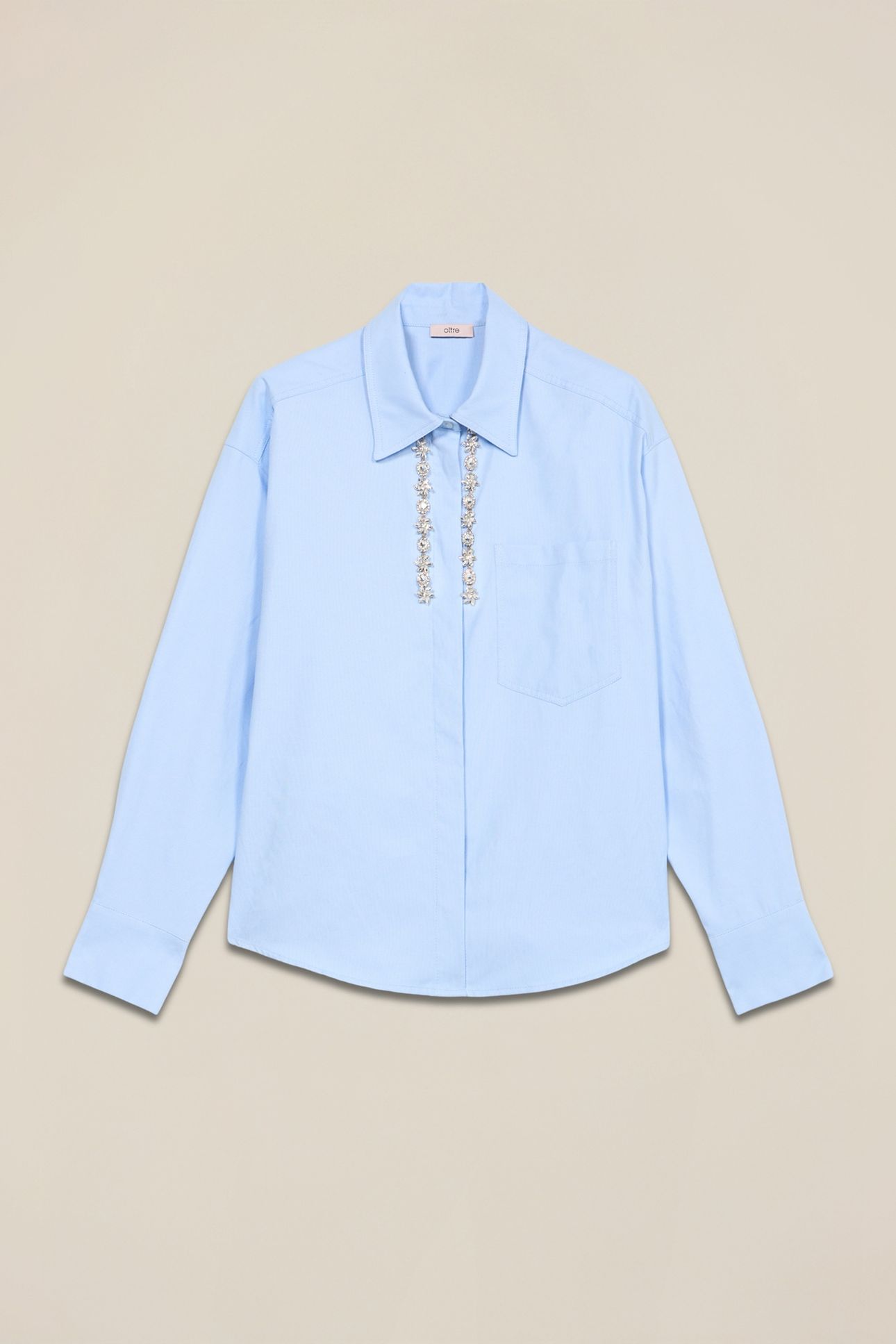 SHIRT WITH JEWEL EMBROIDERY LIGHT BLUE 3