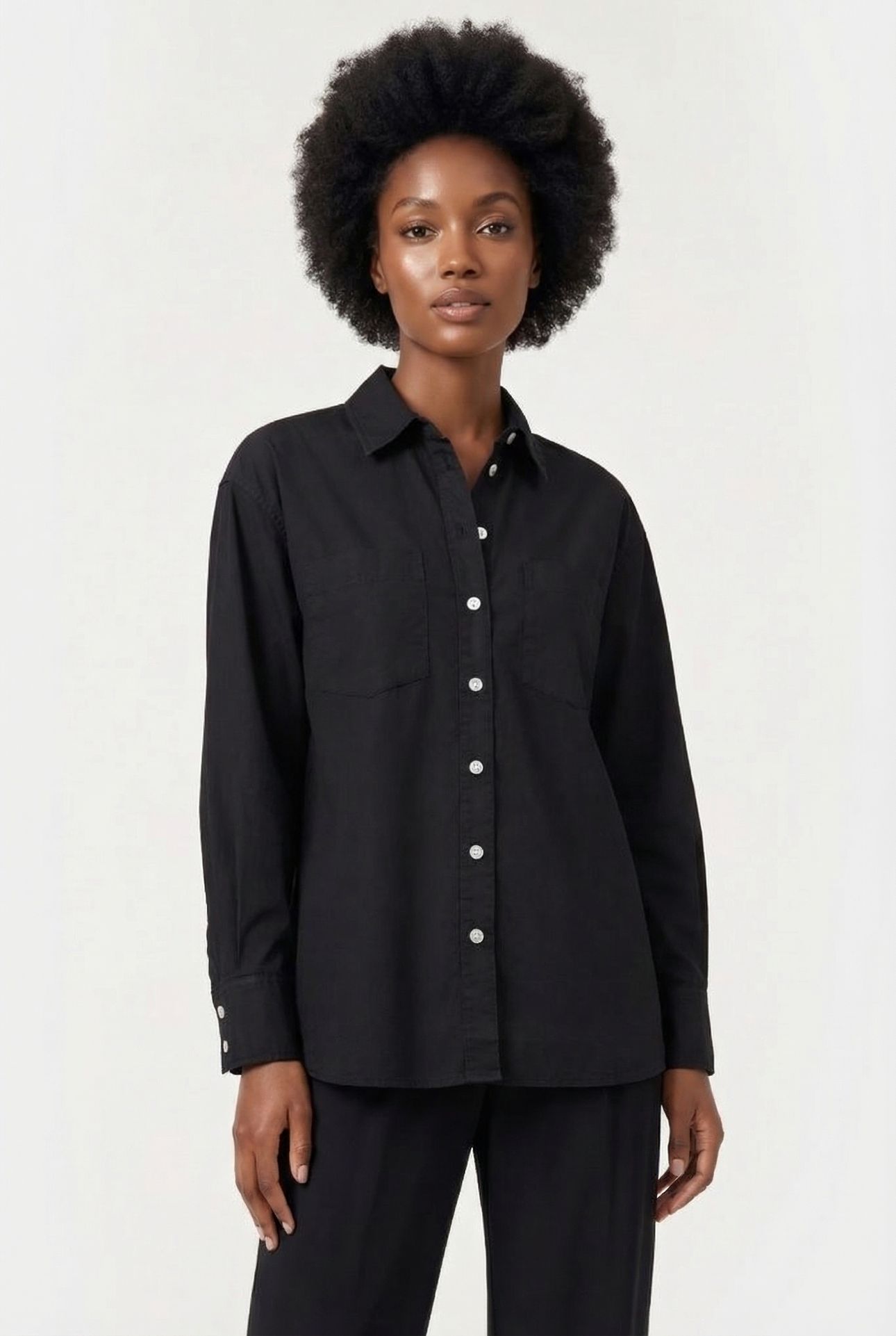 TUMBA BLOUSE DEEP BLACK 1
