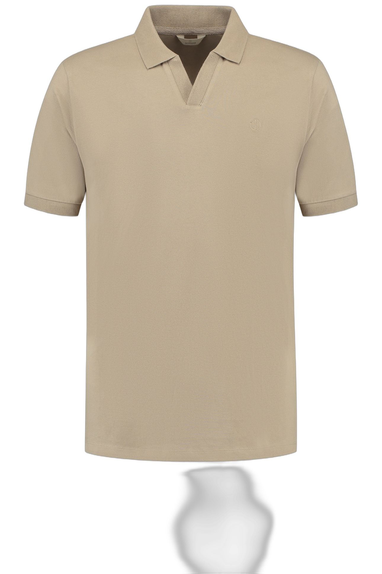DS-BOWIE V-NECK POLO TIMBER WOLF 5