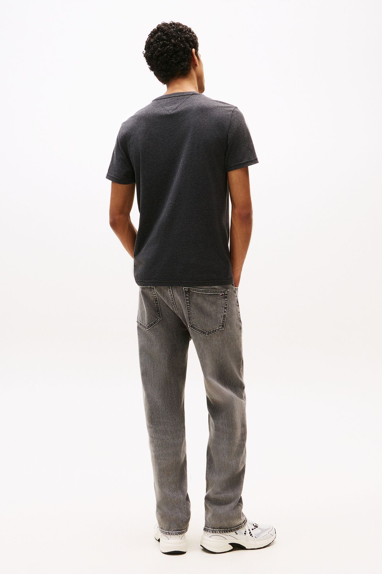 HEATHERED XSLIM JASPER SHIRT BLACK 2