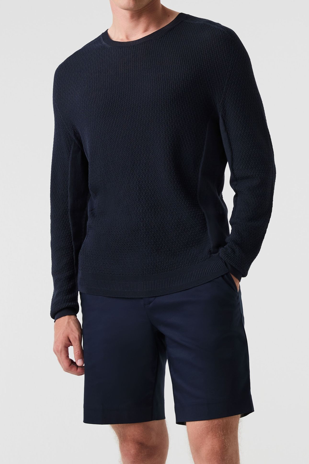 FOSOJ V1.Y9.01 PULLOVER DARK NAVY 1