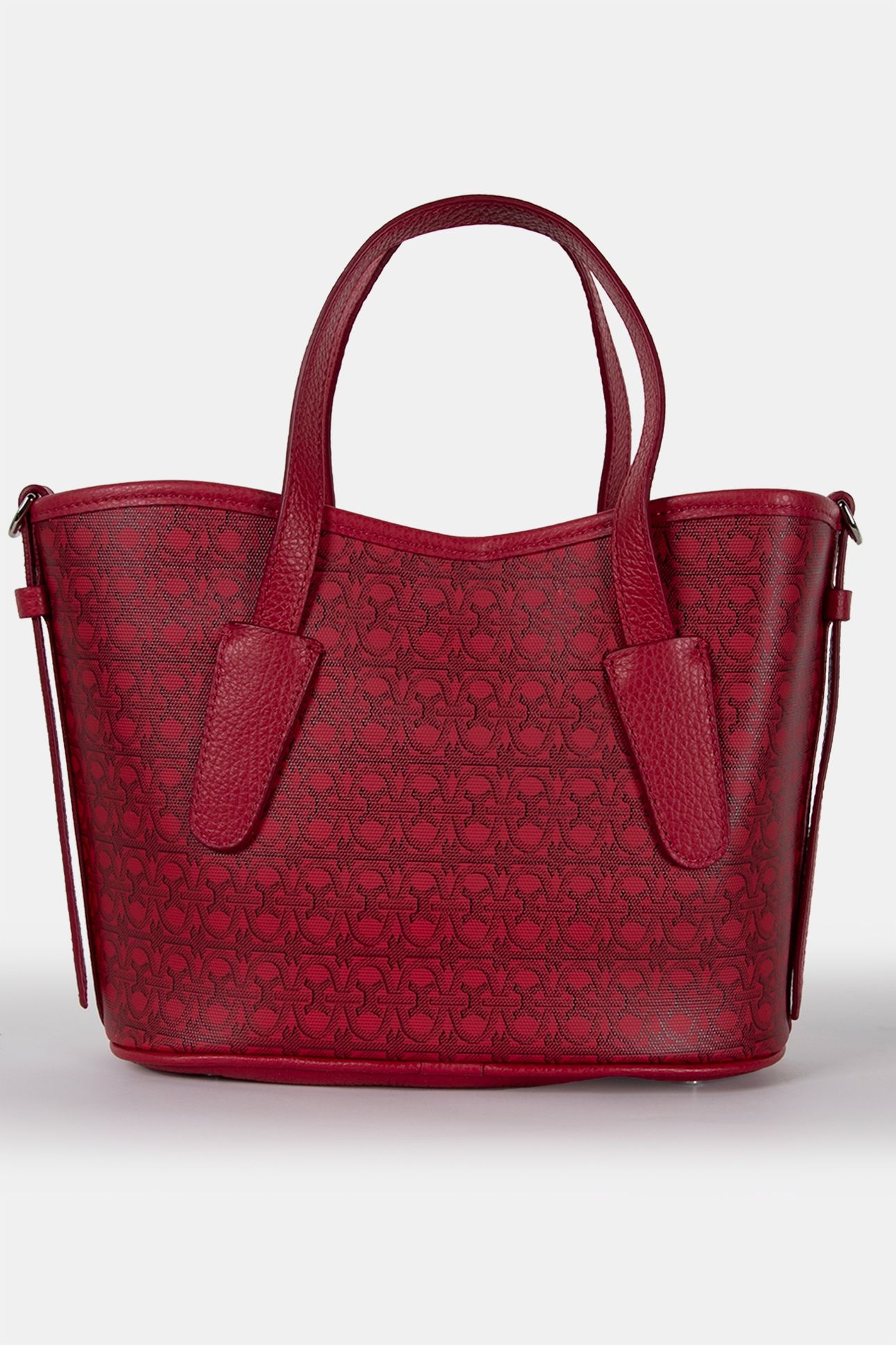 MEDIUM TOTE BAG IN BURGUNDY 4