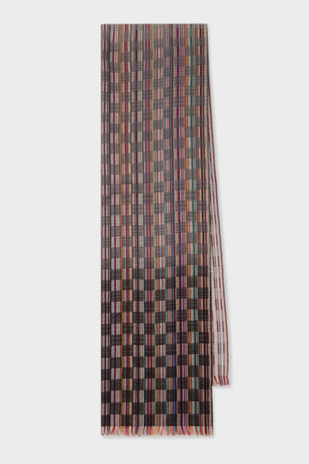SCARF WEAVE SIGNATURE GREY 3