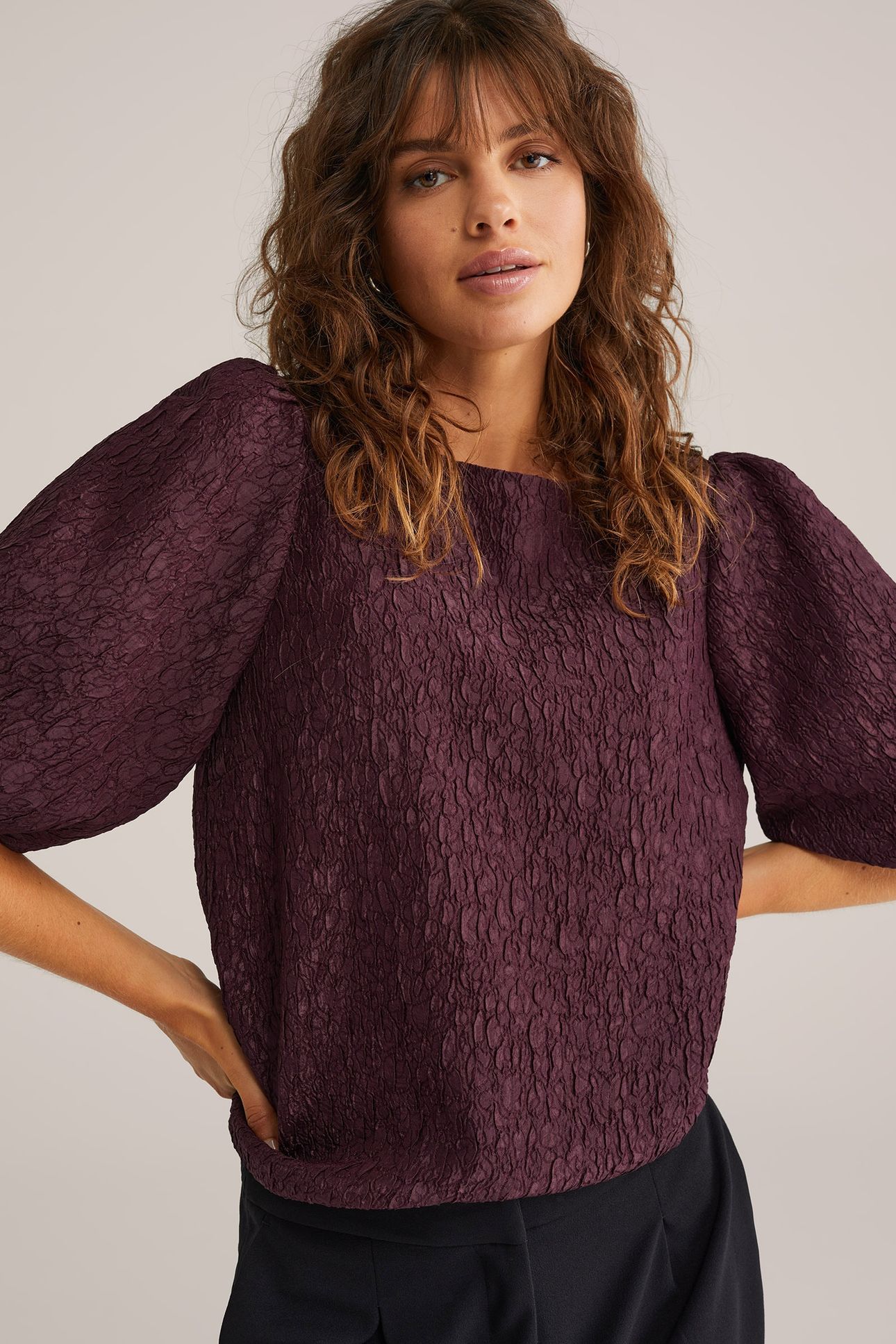 BLOUSE AUBERGINE 5