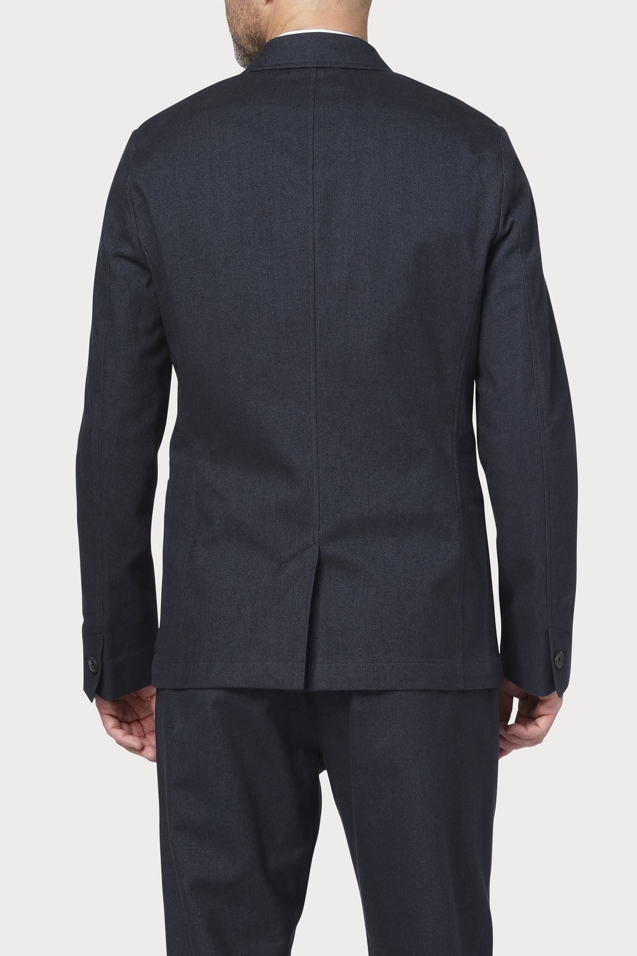 CASUAL FIT 2 BTN JACKET VERY DARK NAVY 4