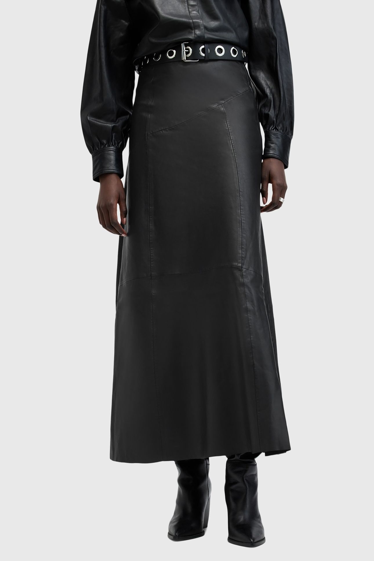 GIANA MAXI SKIRT BLACK 1