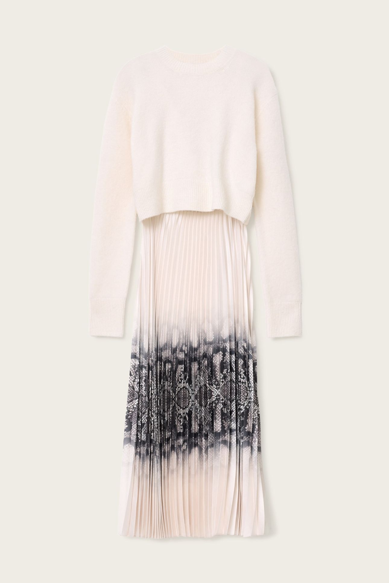 CURTIS OPHIS DRESS CHALK WHITE 5