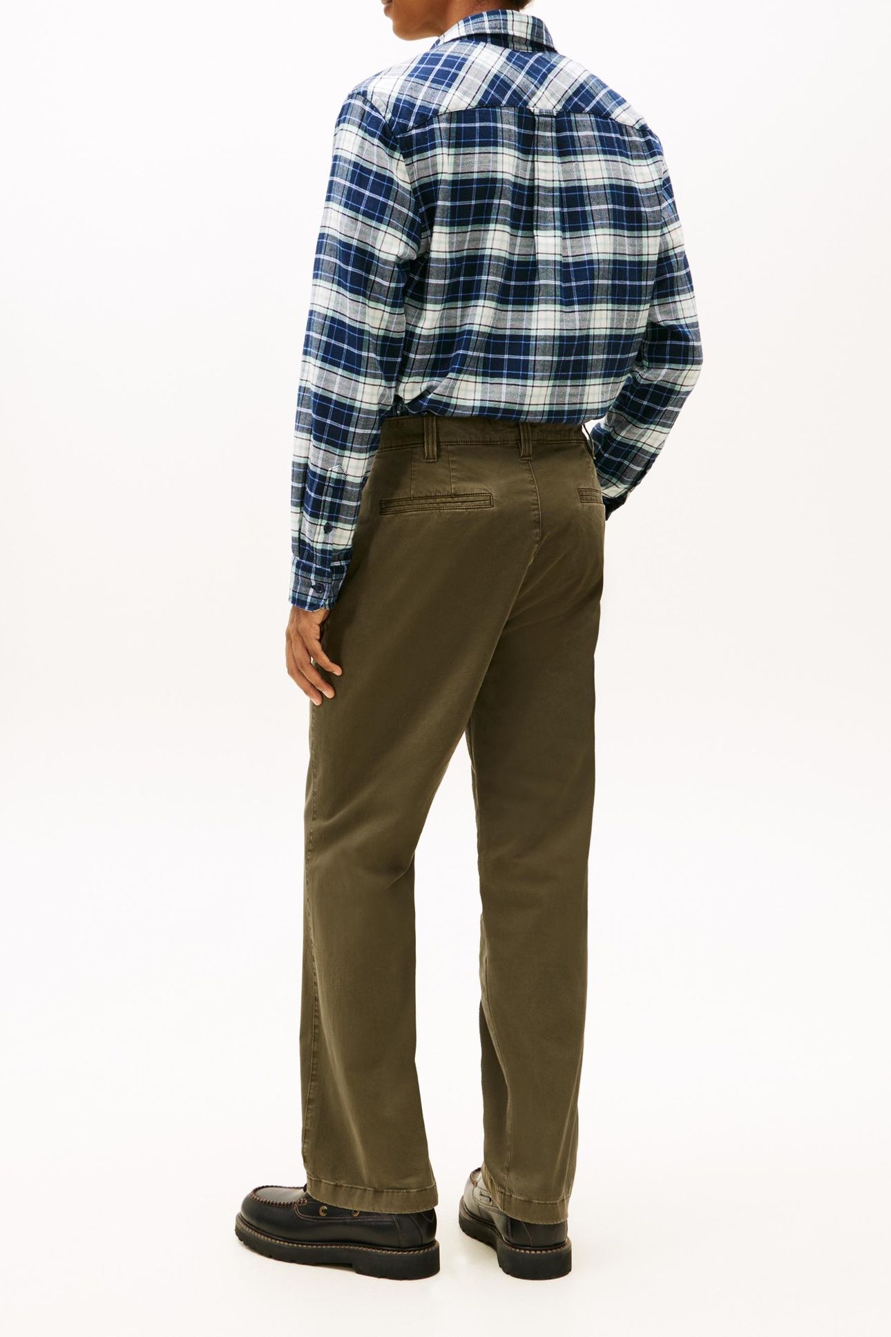 OTIS COTTON TWILL CHINO DARK GREENERY 3