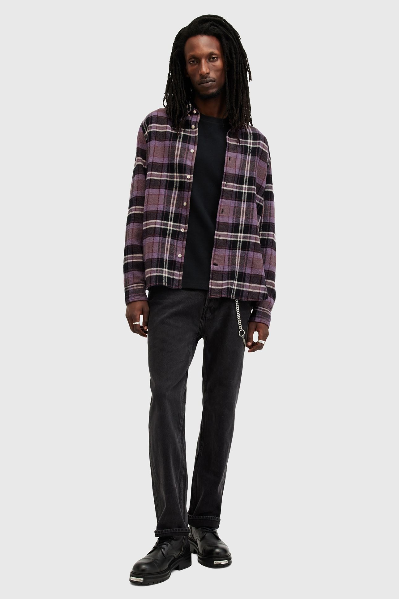 BUZZARD LS SHIRT COSMIC PURPLE 1