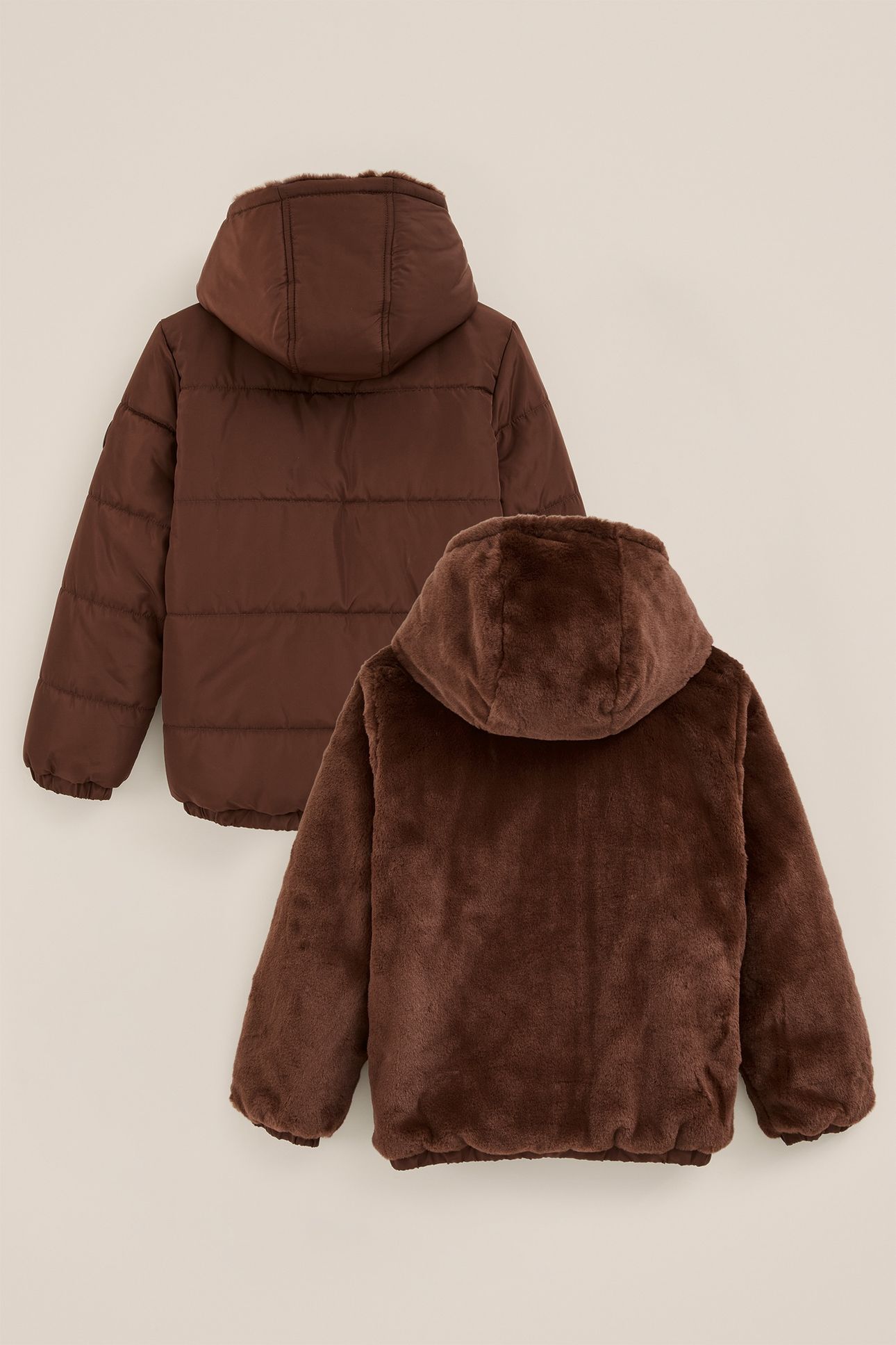 JACKET REVERSIBLE BOMBER DARK BROWN 4