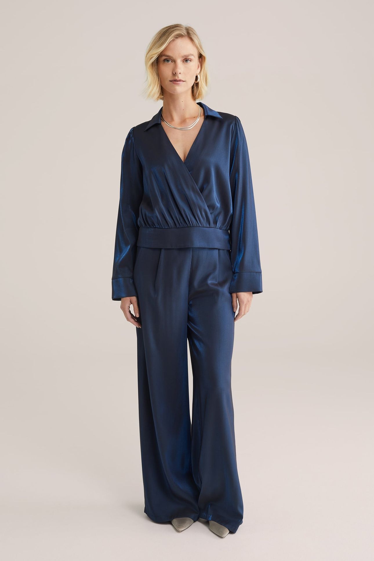 BLOUSE DARK BLUE 3