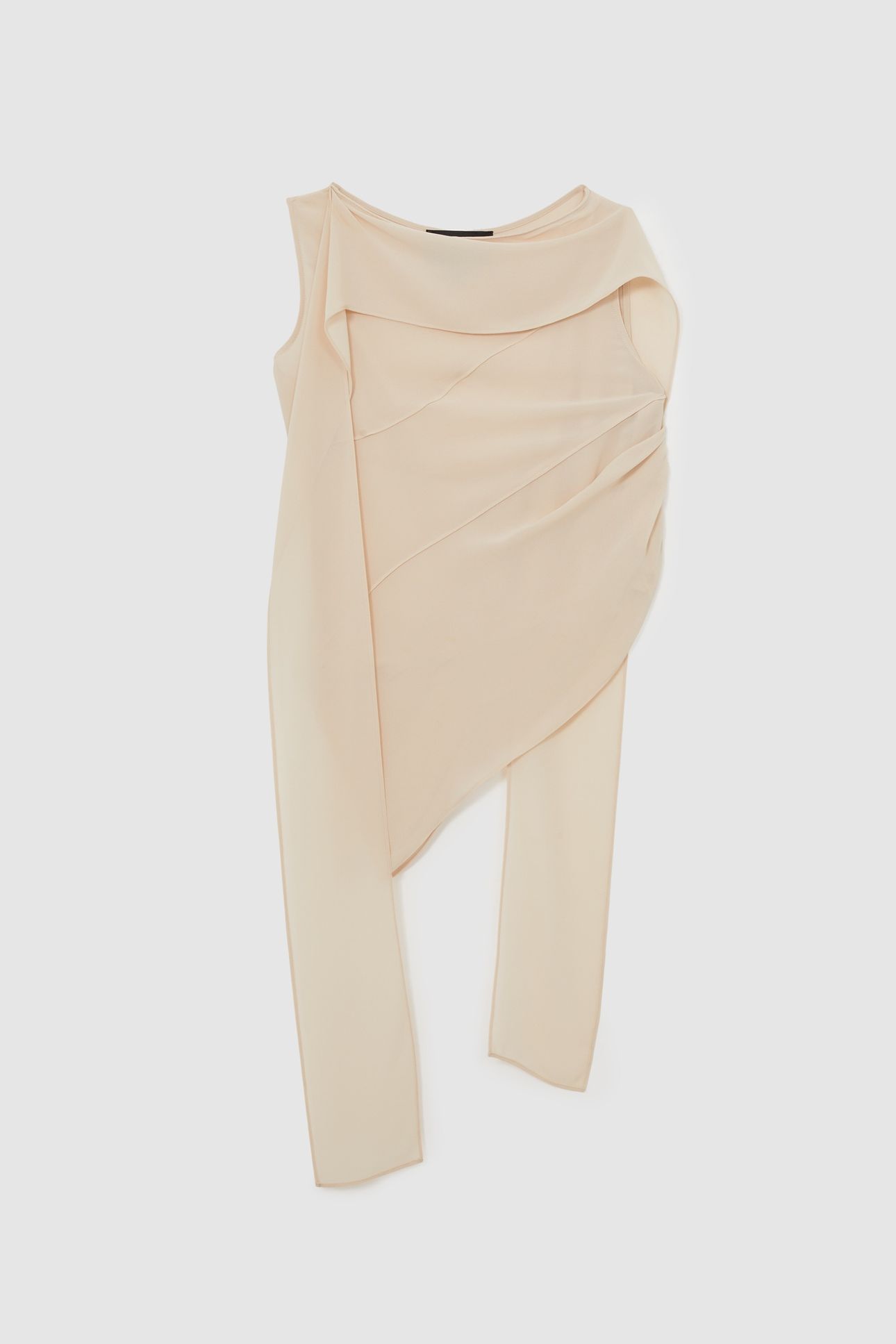 PANEL DETAIL SHELL TOP PALE PINK 2
