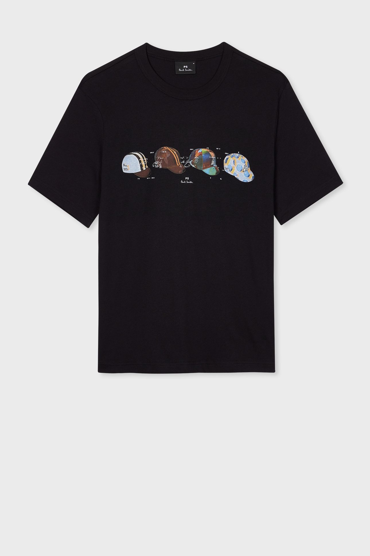 REG FIT T SHIRT CYCLING CAPS BLACK 1