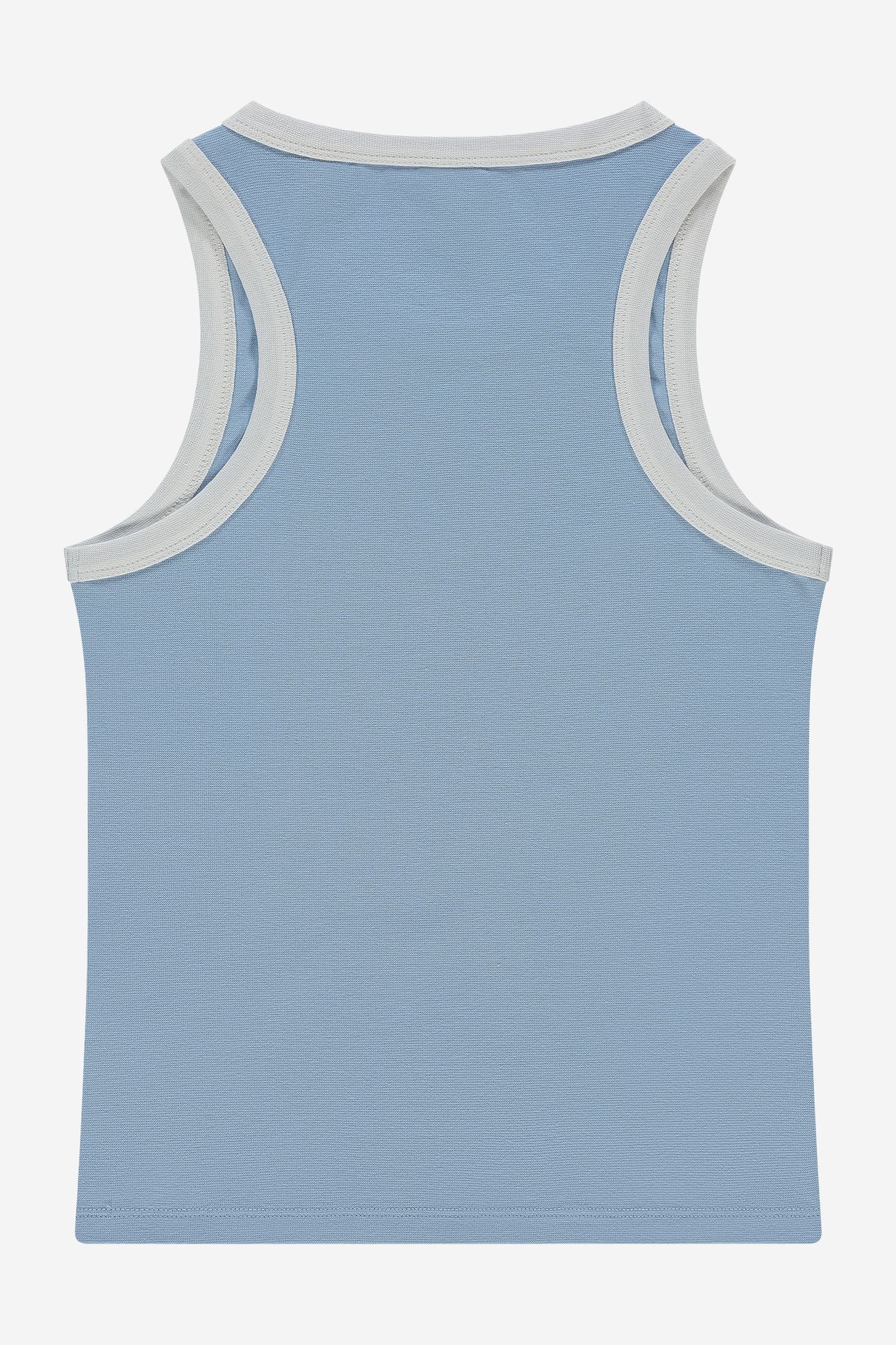 LOGO SINGLET BABY BLUE 2