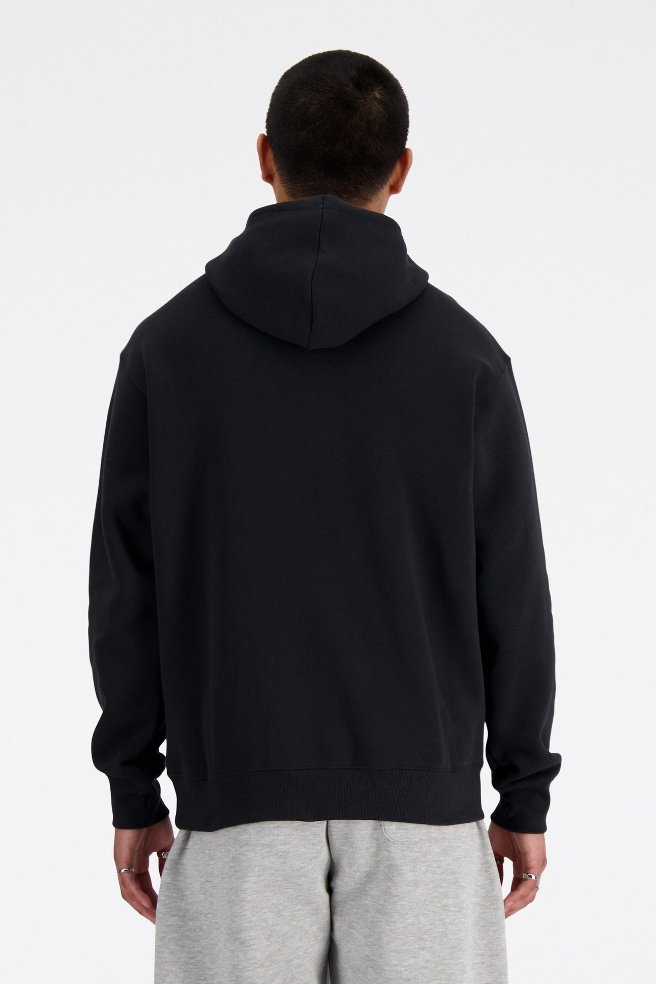 SPORT ESSENTIALS FLEECE HOODIE BLACK 3