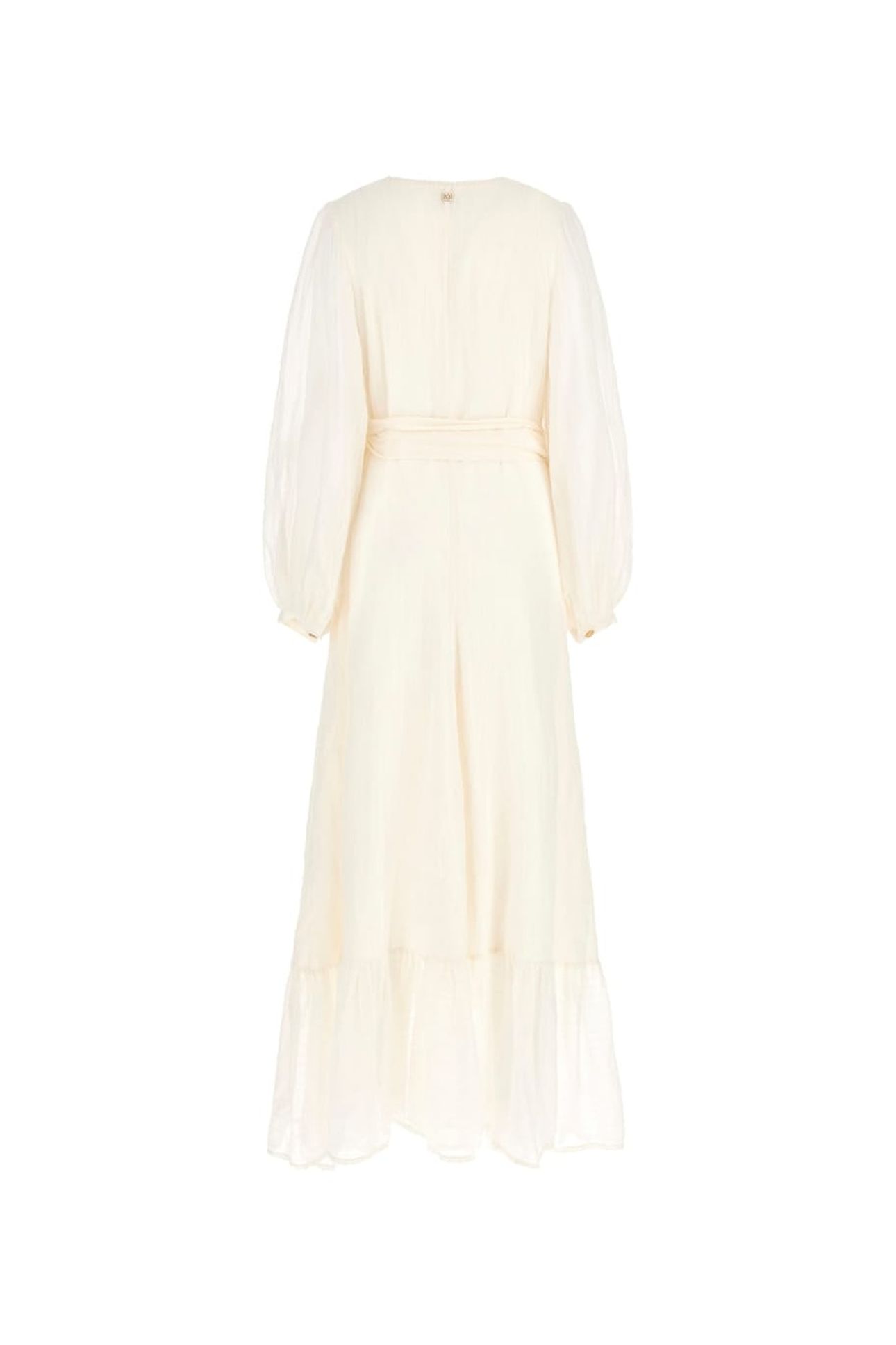MARCIANO BY GUESS ELSA WRAP FLARE DRESS SANDY SHORE 4