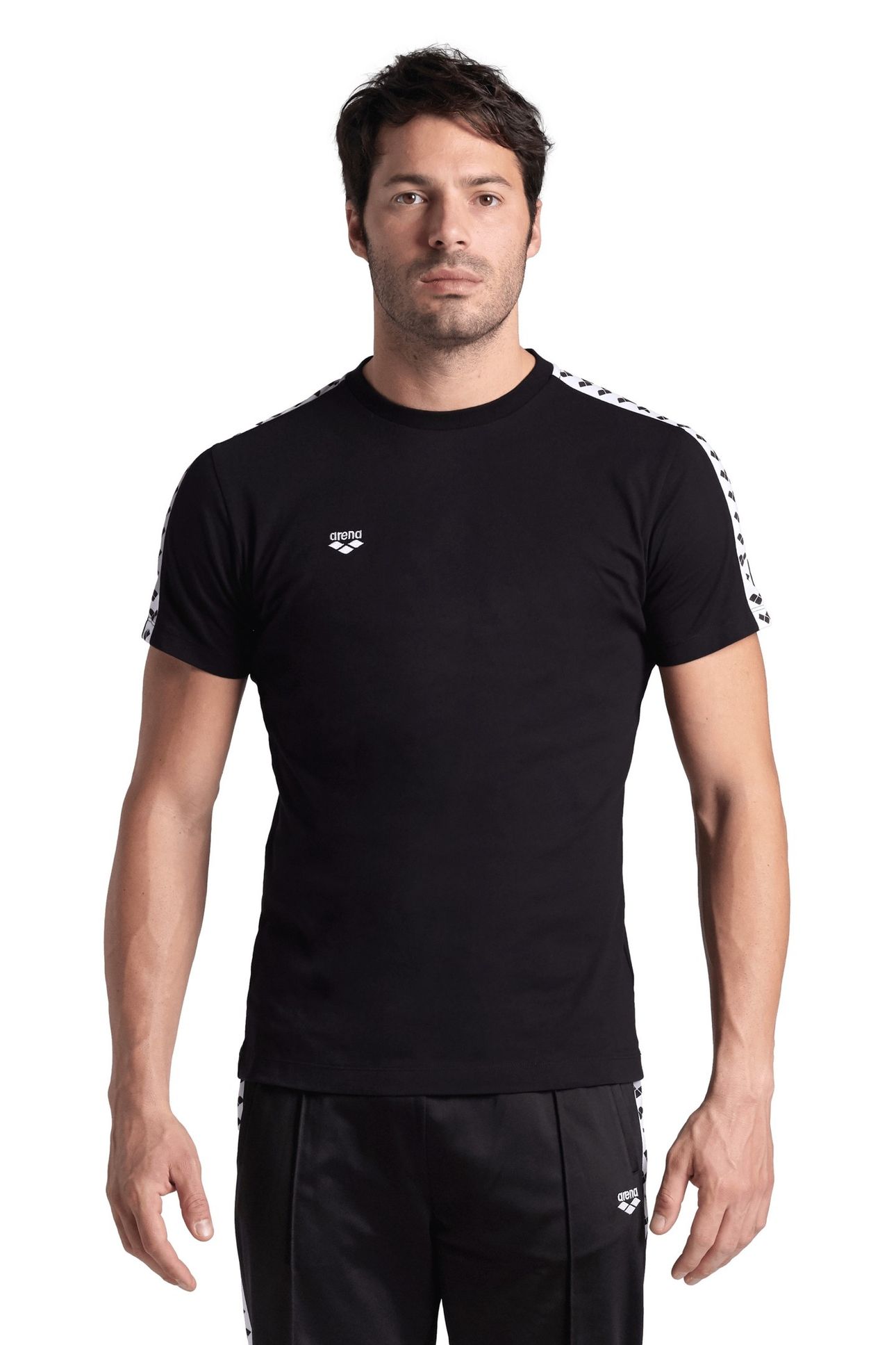 M T-SHIRT TEAM BLACK-WHITE-BLACK 1