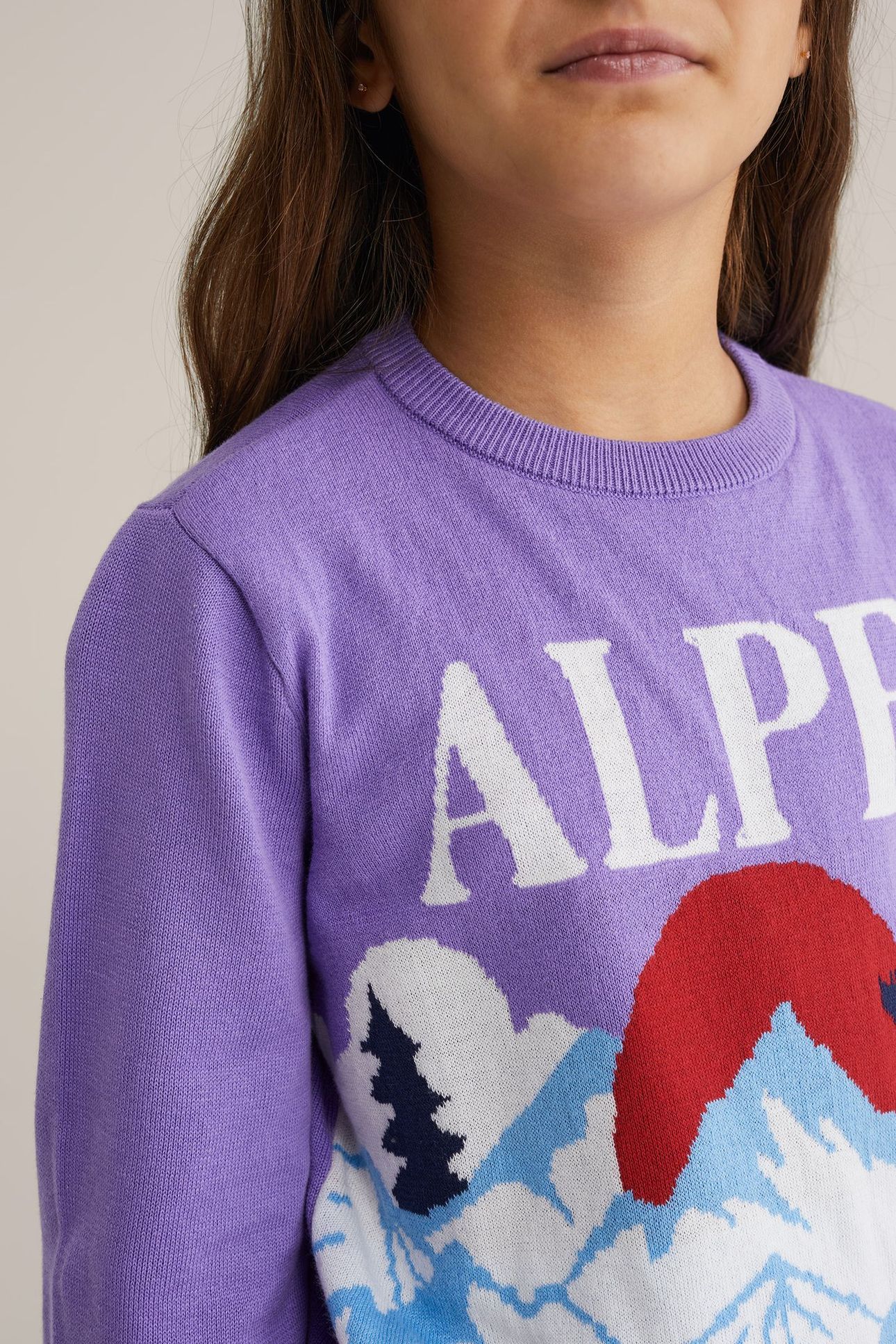 KNITTED PULLOVER LIGHT PURPLE 7