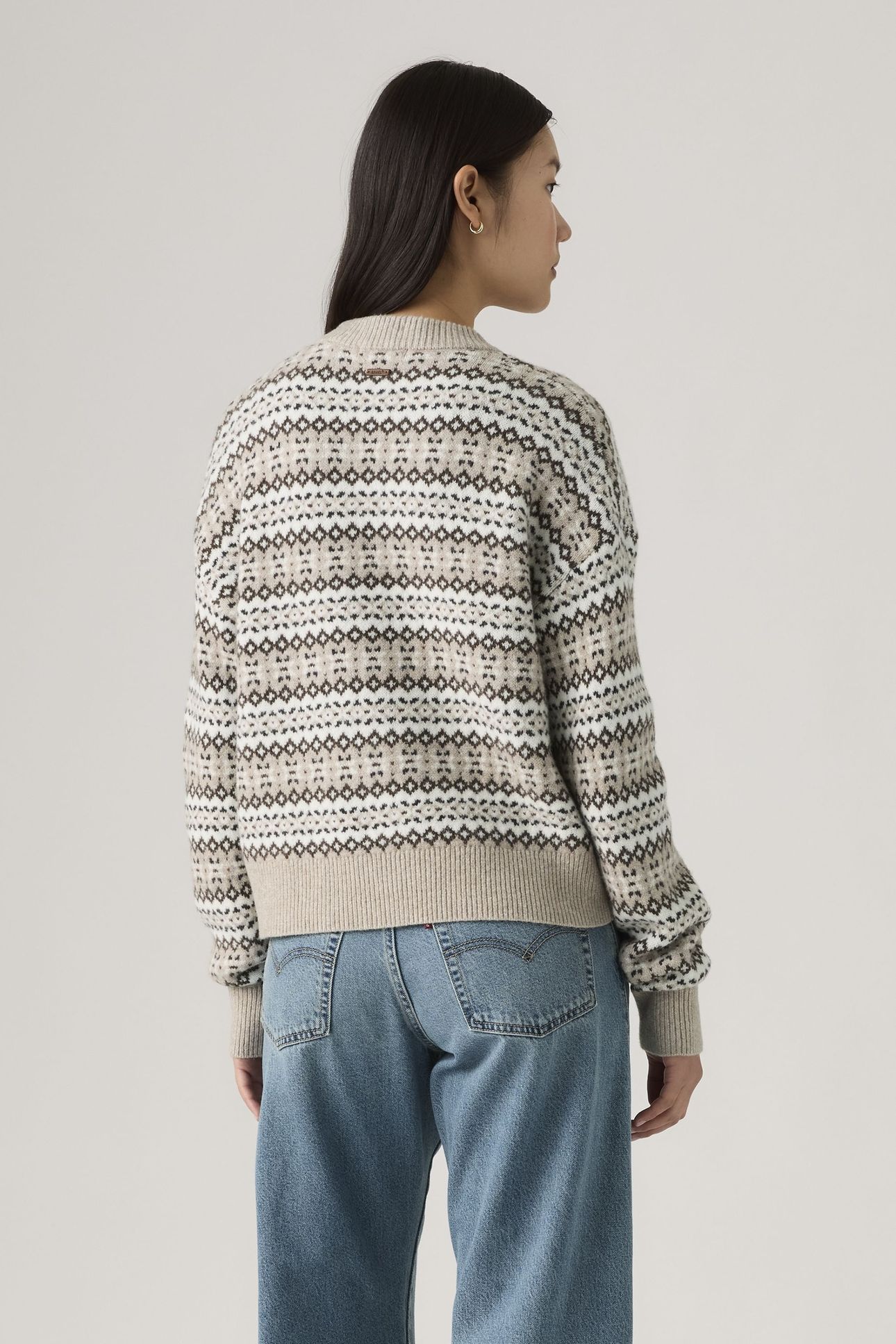 INES FAIRLISLE SWEATER NEUTRAL 3
