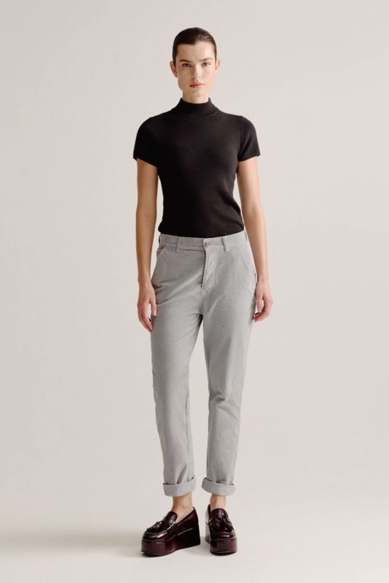 LEYLA PANTS STEEL GREY 1