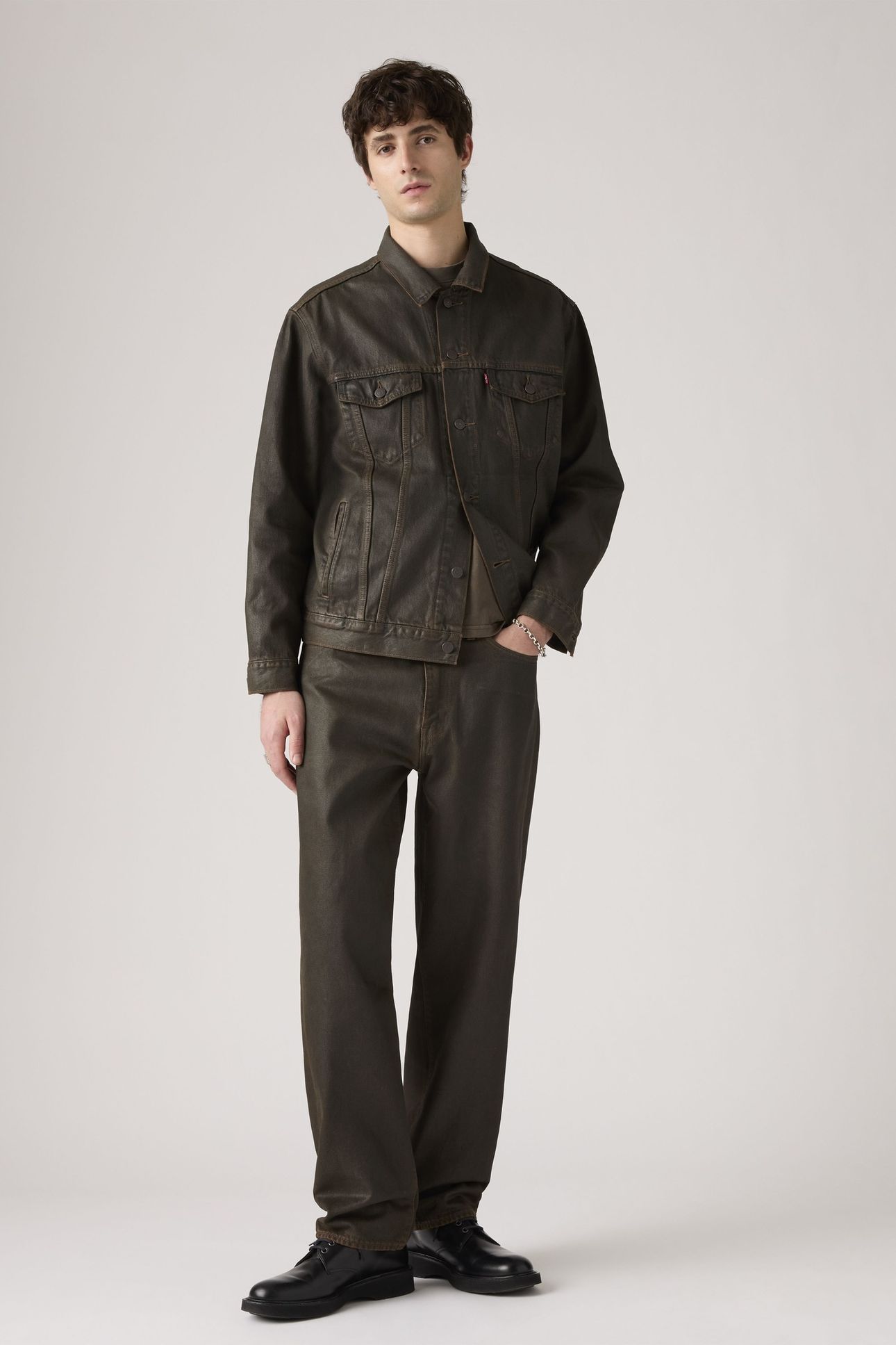 568™ LOOSE STRAIGHT JEANS BROWN 2