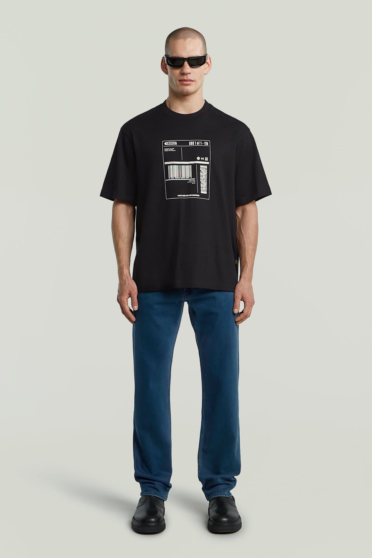 SHIPPING GR BOXY R T DK BLACK 1