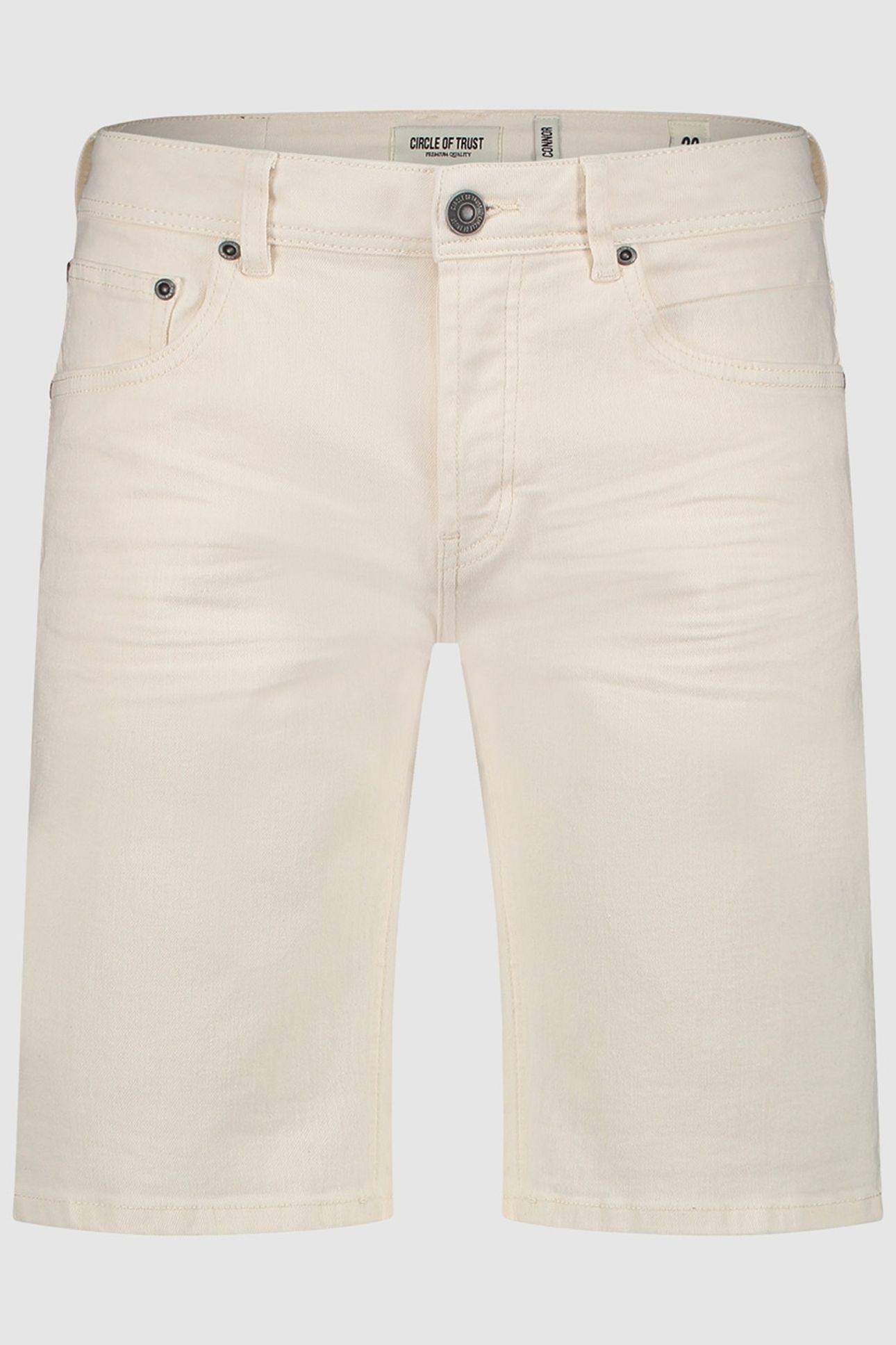 CONNOR DENIM SHORT ANTIQUE WHITE 1