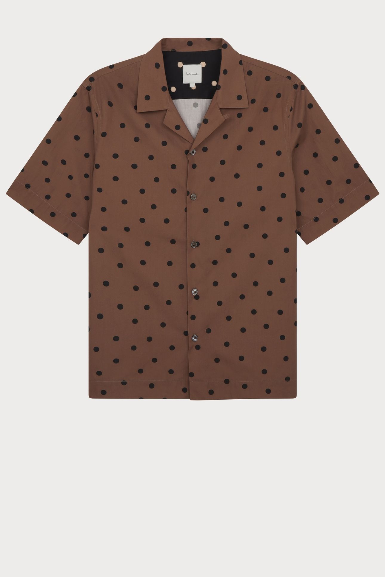 S/S REGULAR FIT SHIRT CHOCOLATE 6
