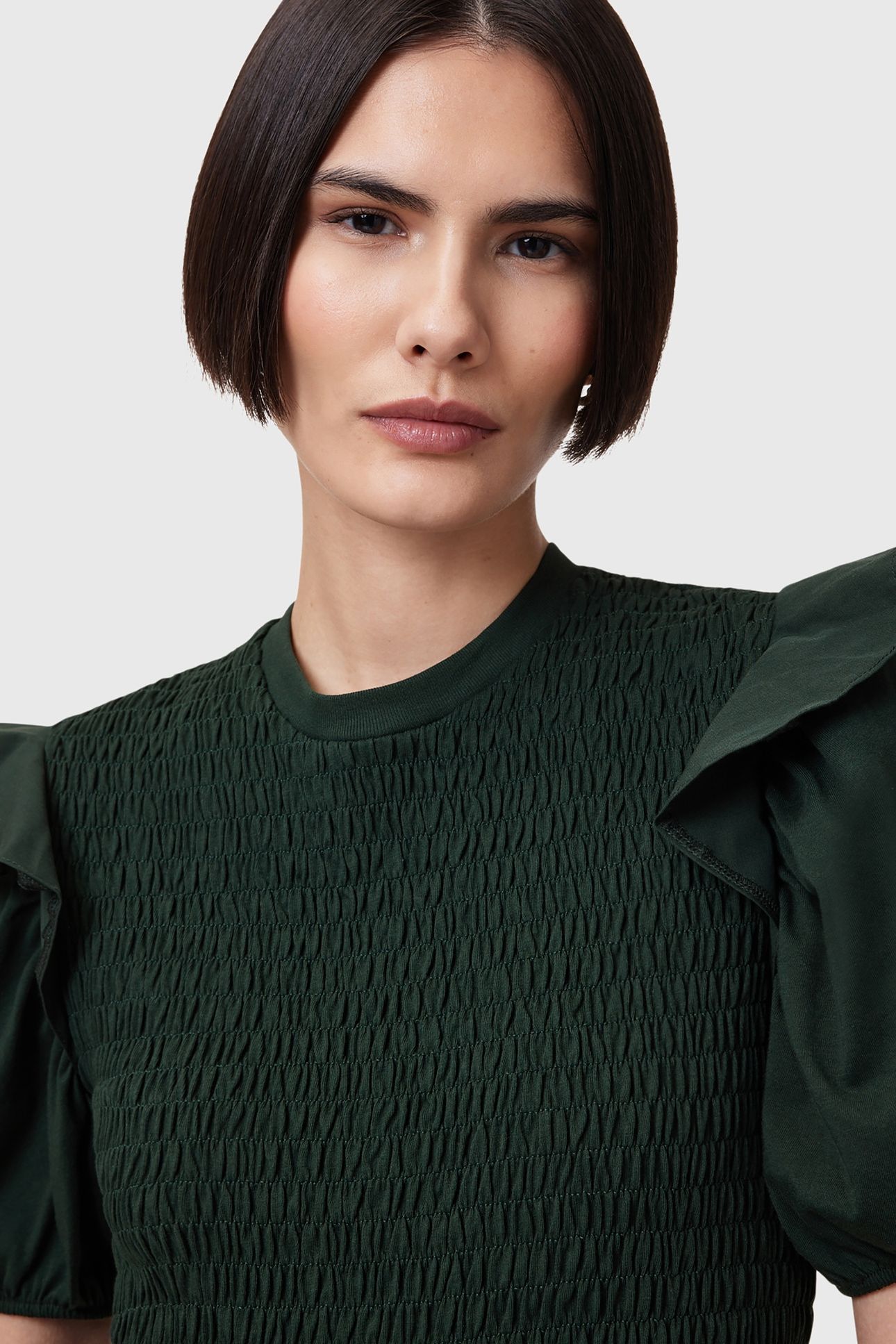 ODE DRESS DARK FOREST GREEN 6
