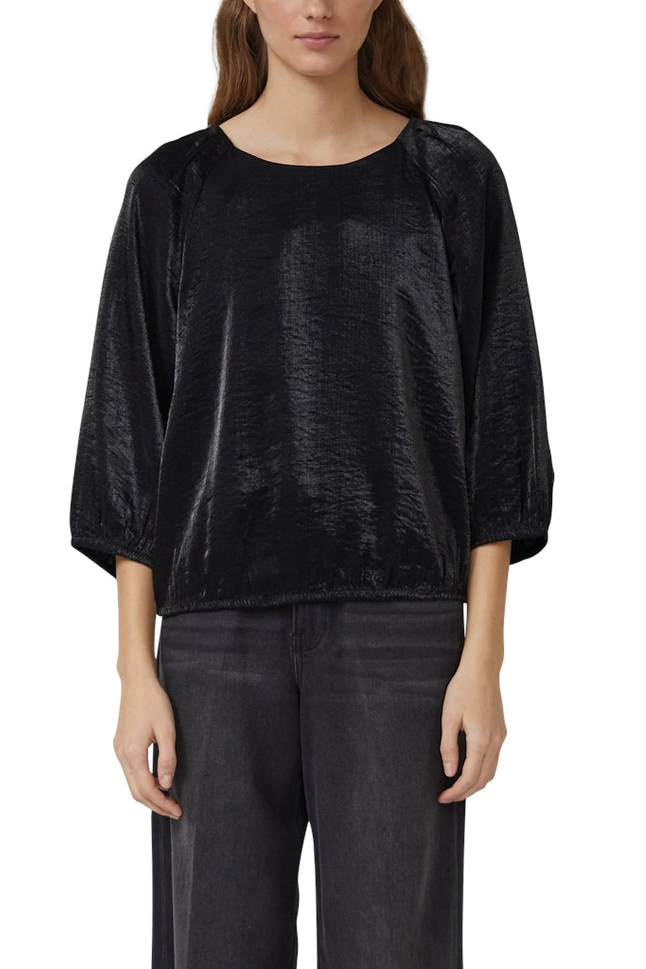 S.OLIVER BLOUSES BLACK 1
