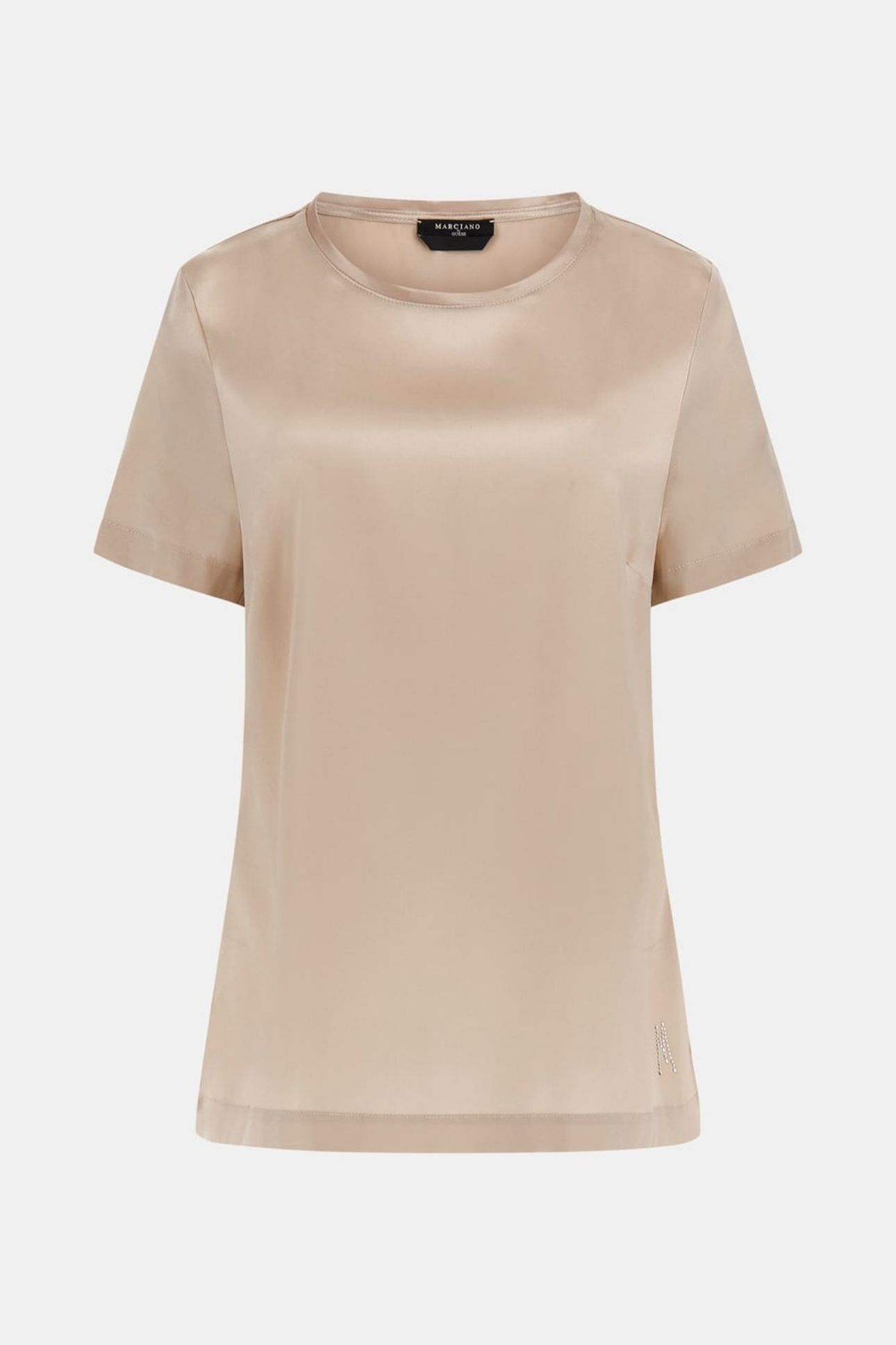 MARCIANO BY GUESS DENISE SS TOP FAWN TAUPE 4