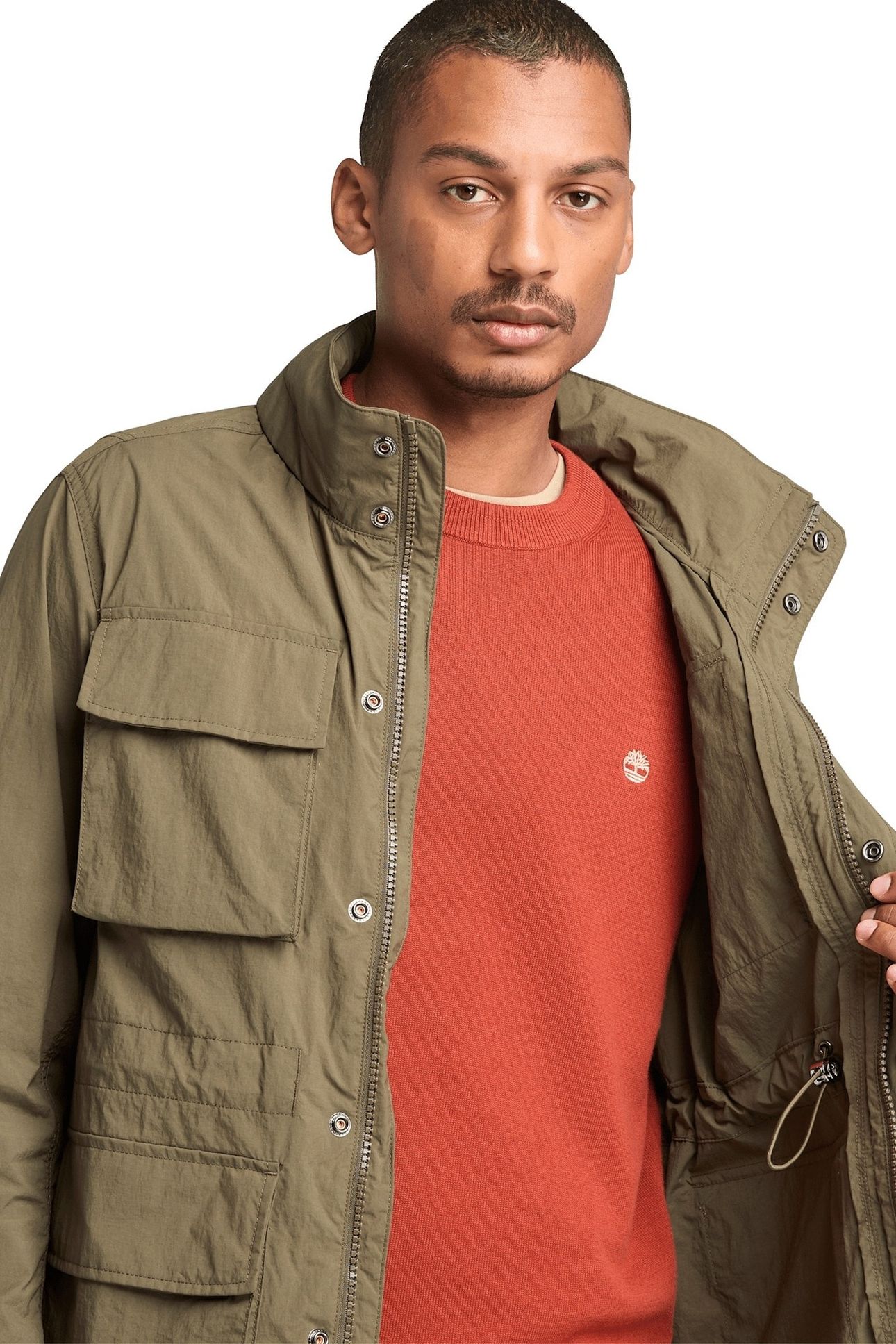 ABINGTON DURABLE WATER REPELLENT FIELD JACKET LEAF GREEN 4