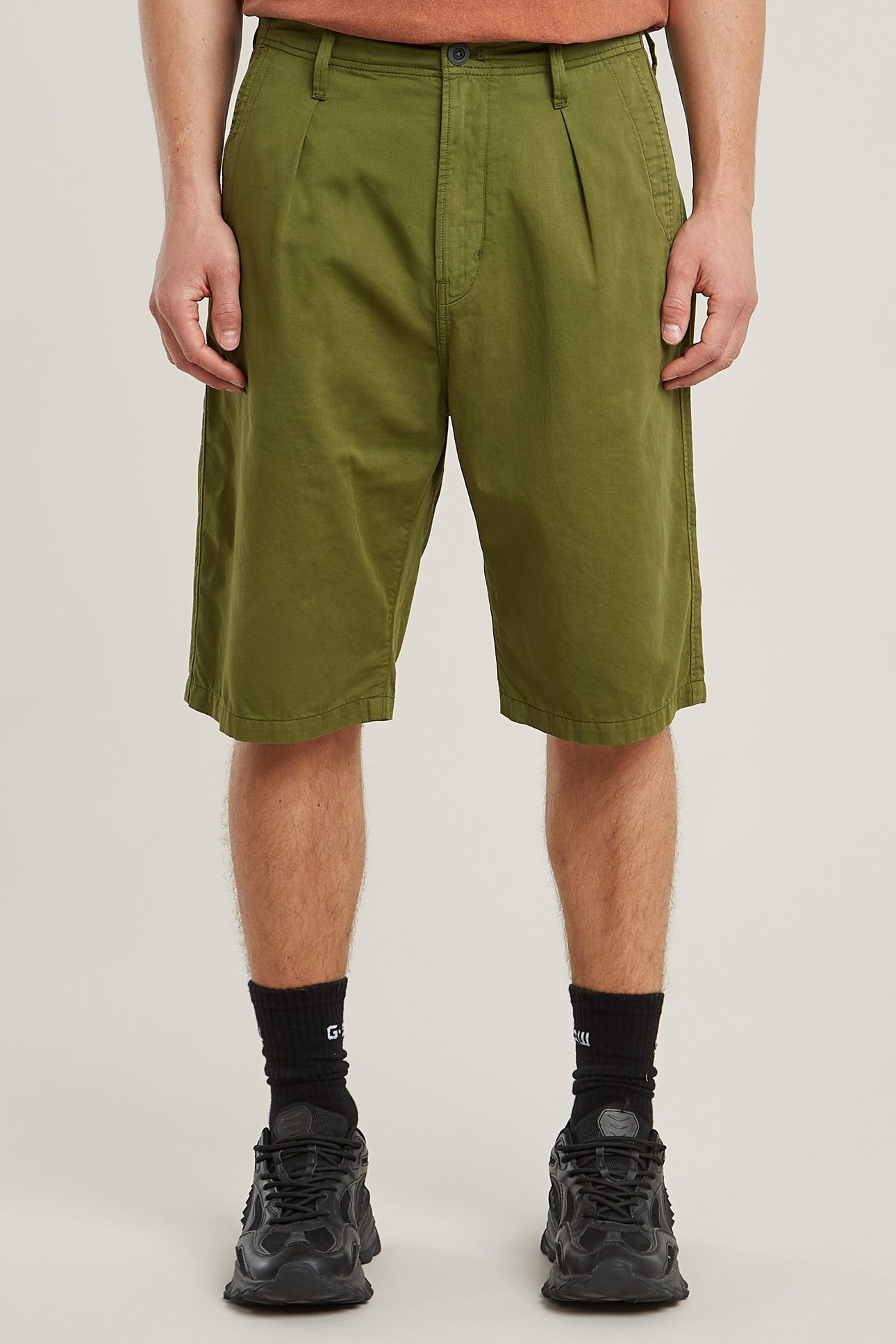 PLEATED CHINO SHORT MAYFLY GD 2