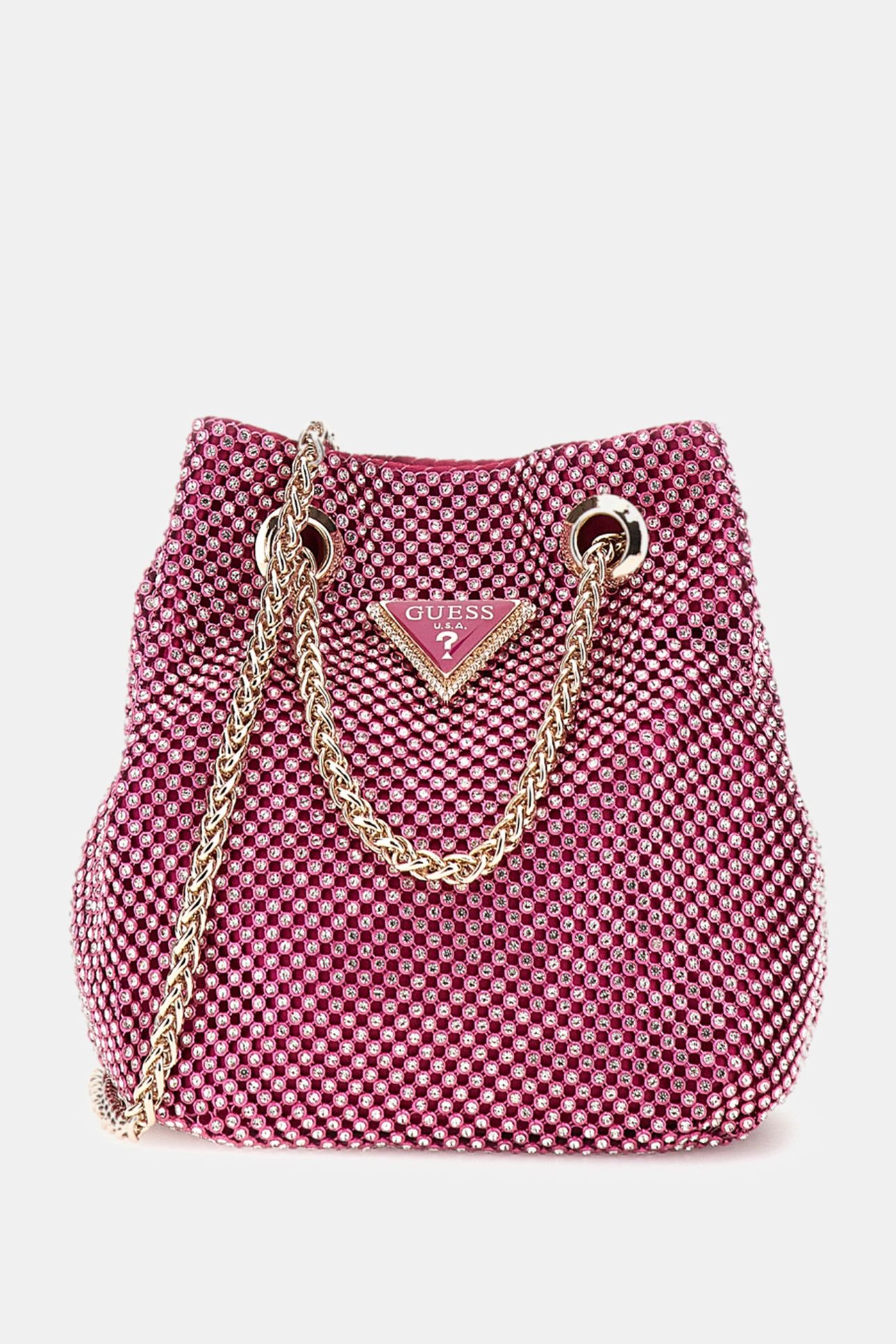 ZALINA FLAP CLUTCH FUCHSIA 2