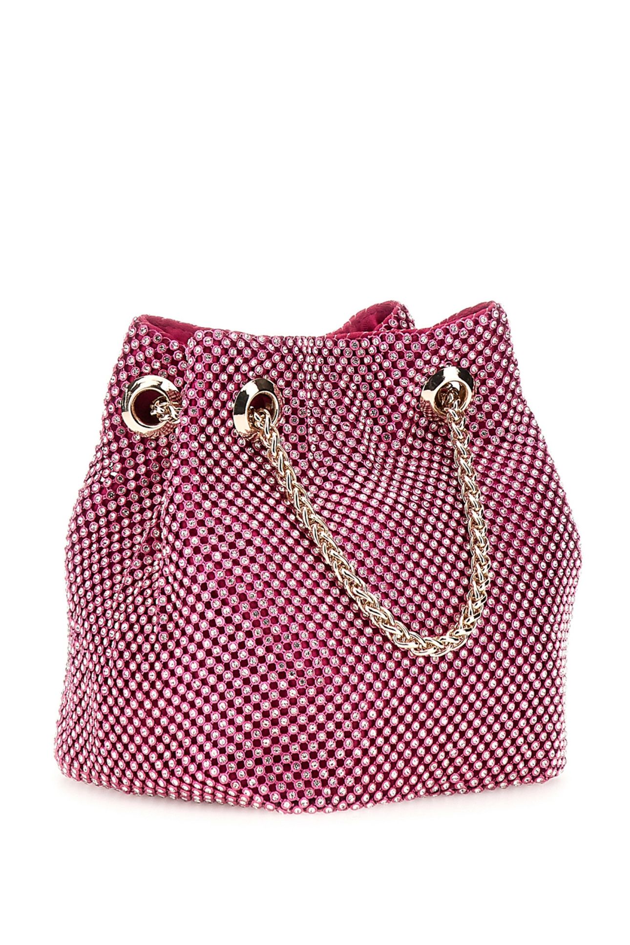 ZALINA FLAP CLUTCH FUCHSIA 3
